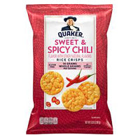 Quaker sweet & spicy chili rice crimps