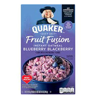 Quaker fruit fusion instant oatmeal ( blue&black berry)