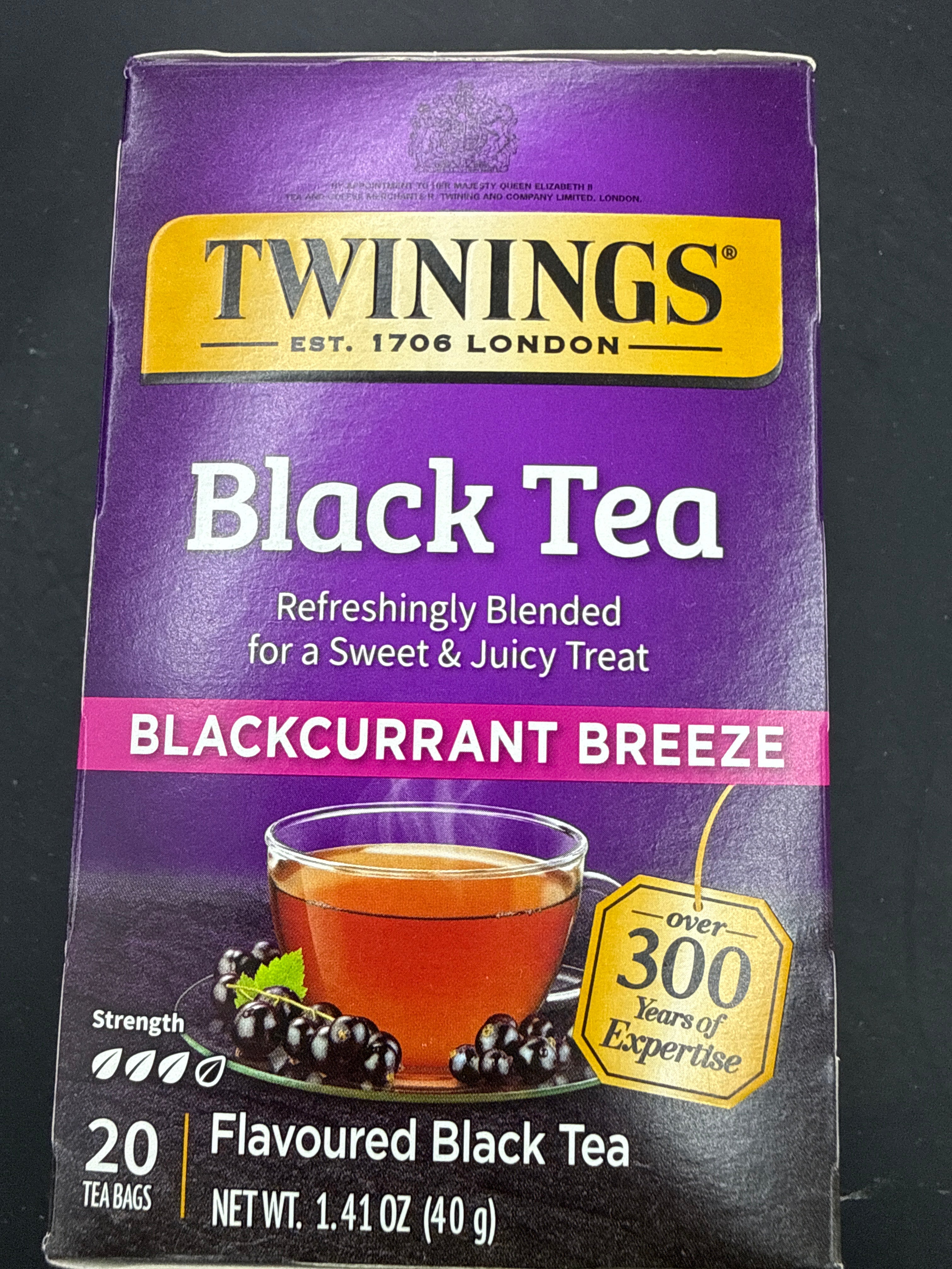 TWININGS BLACK TEA Blackcurrant Breeze
