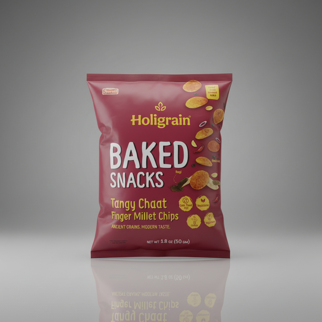 Surati Holigrain Tangy Chaat Finger Millet Chips
