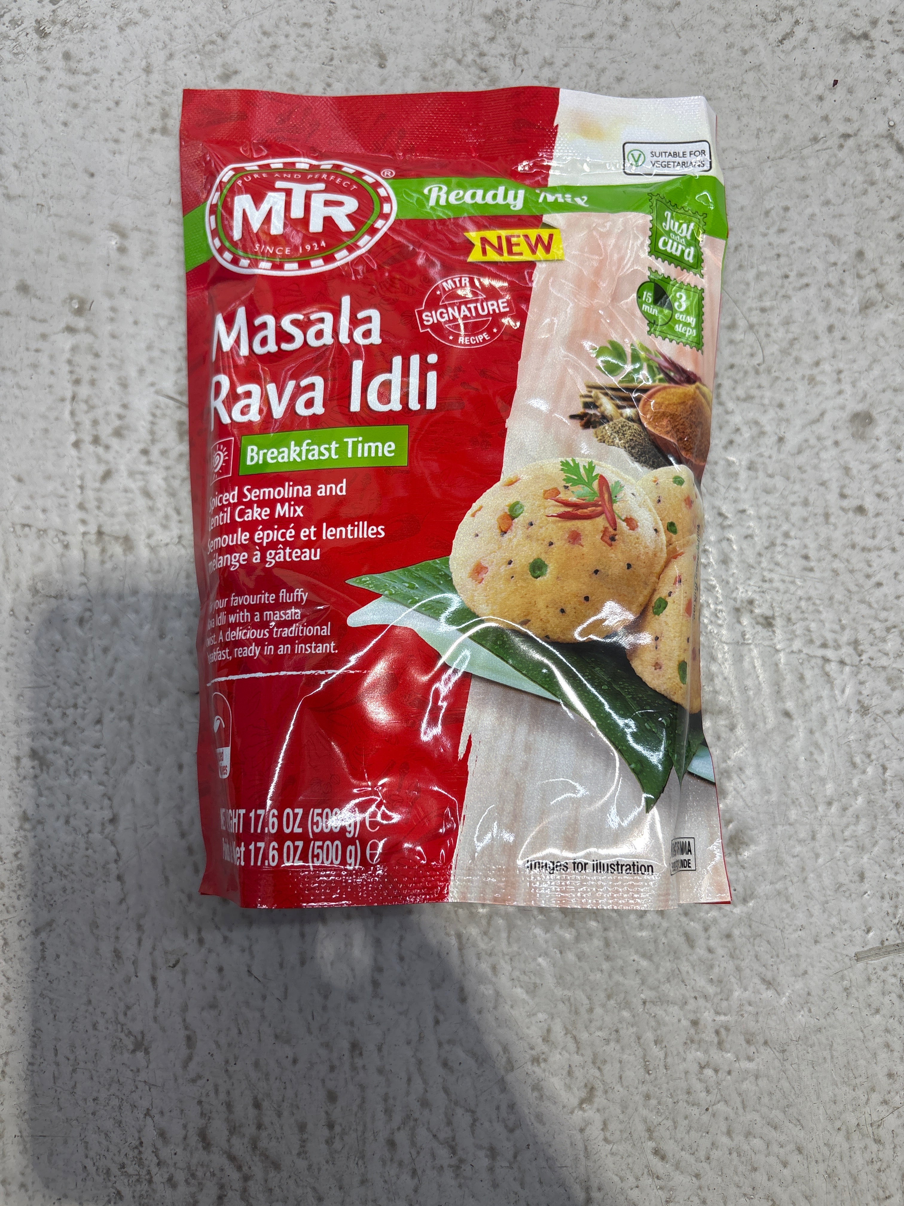 MTR masala rava idli