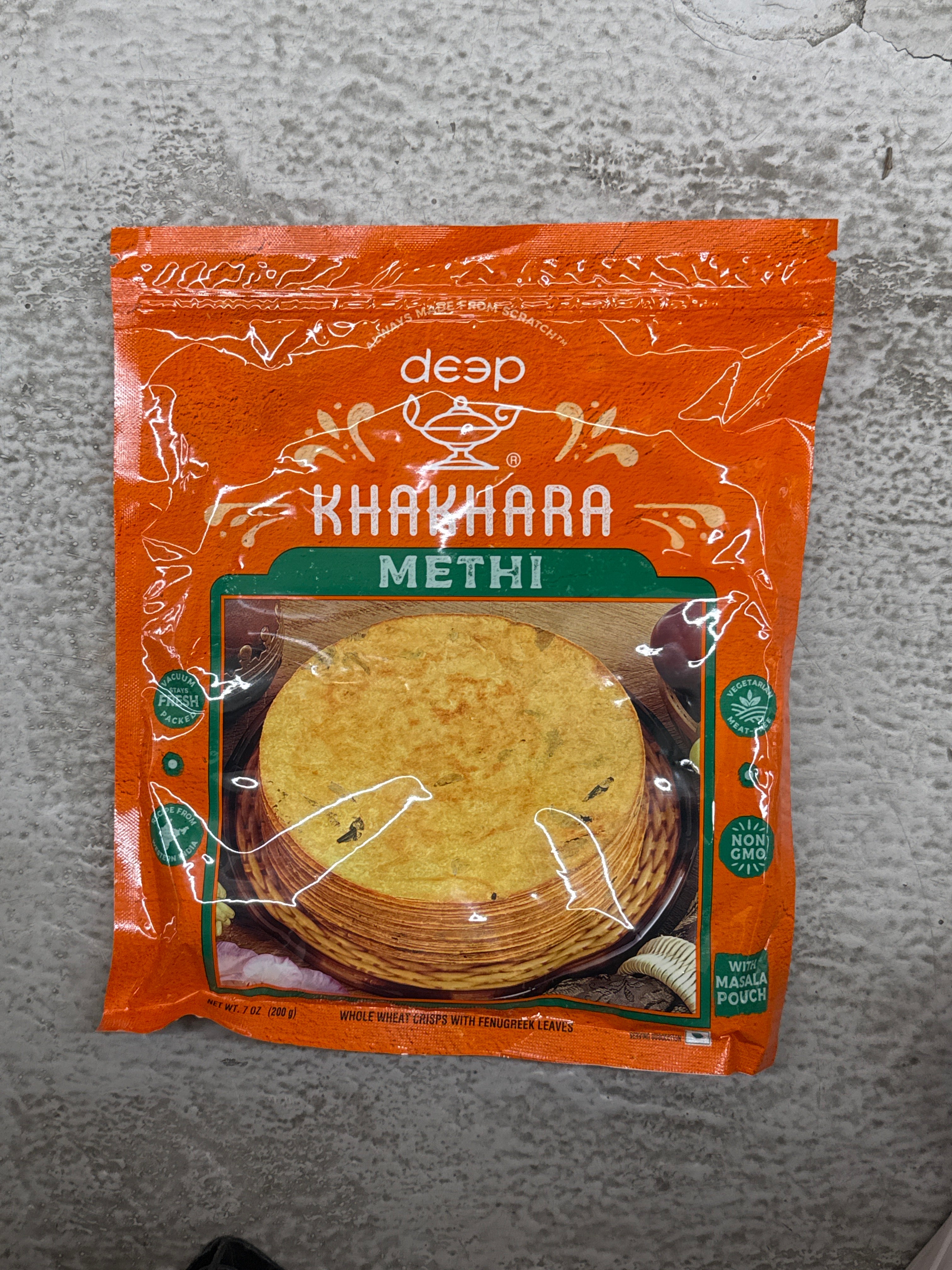Deep Methi khakhra