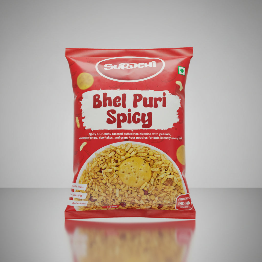 Suruchi bhel puri spicy