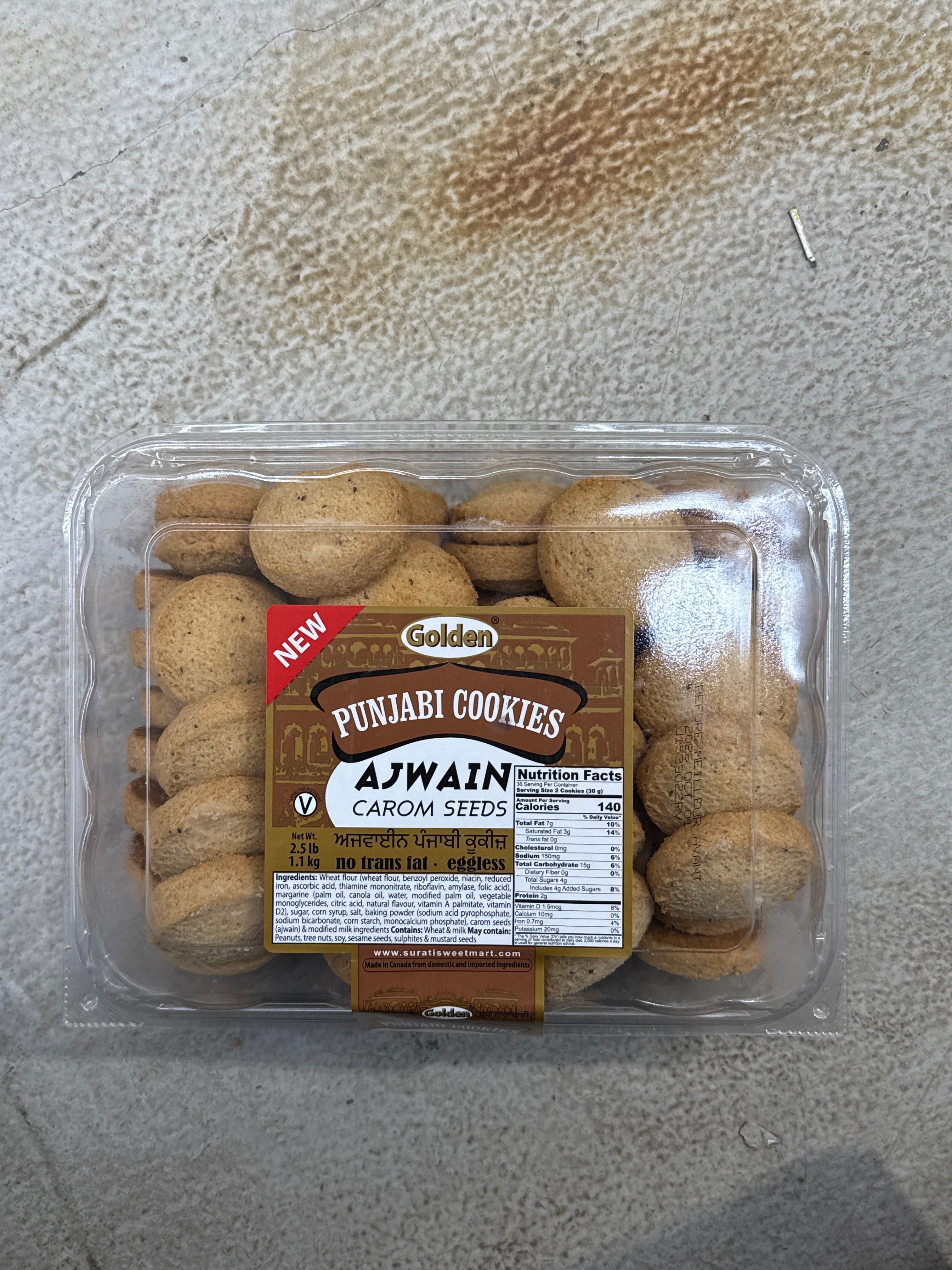 GOLDEN AJWAIN CAROM COOKIES