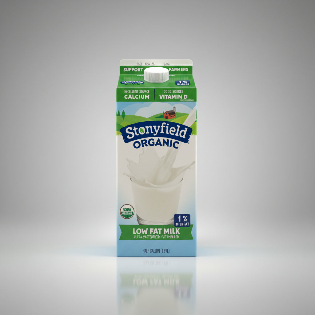 STONYFIELD ORGANIC LOW FAT MILK