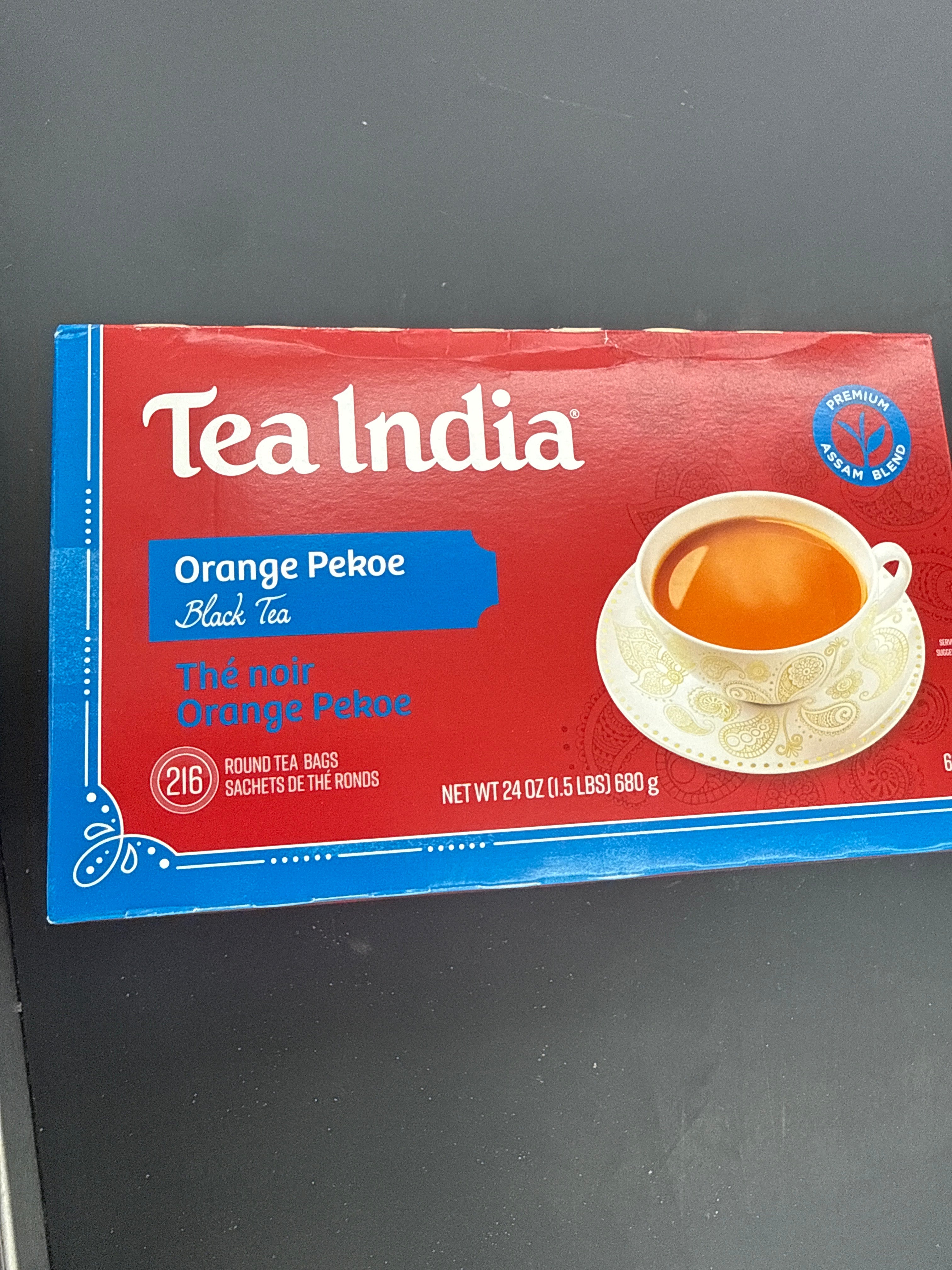 Tea India Orange pekoe Black Tea