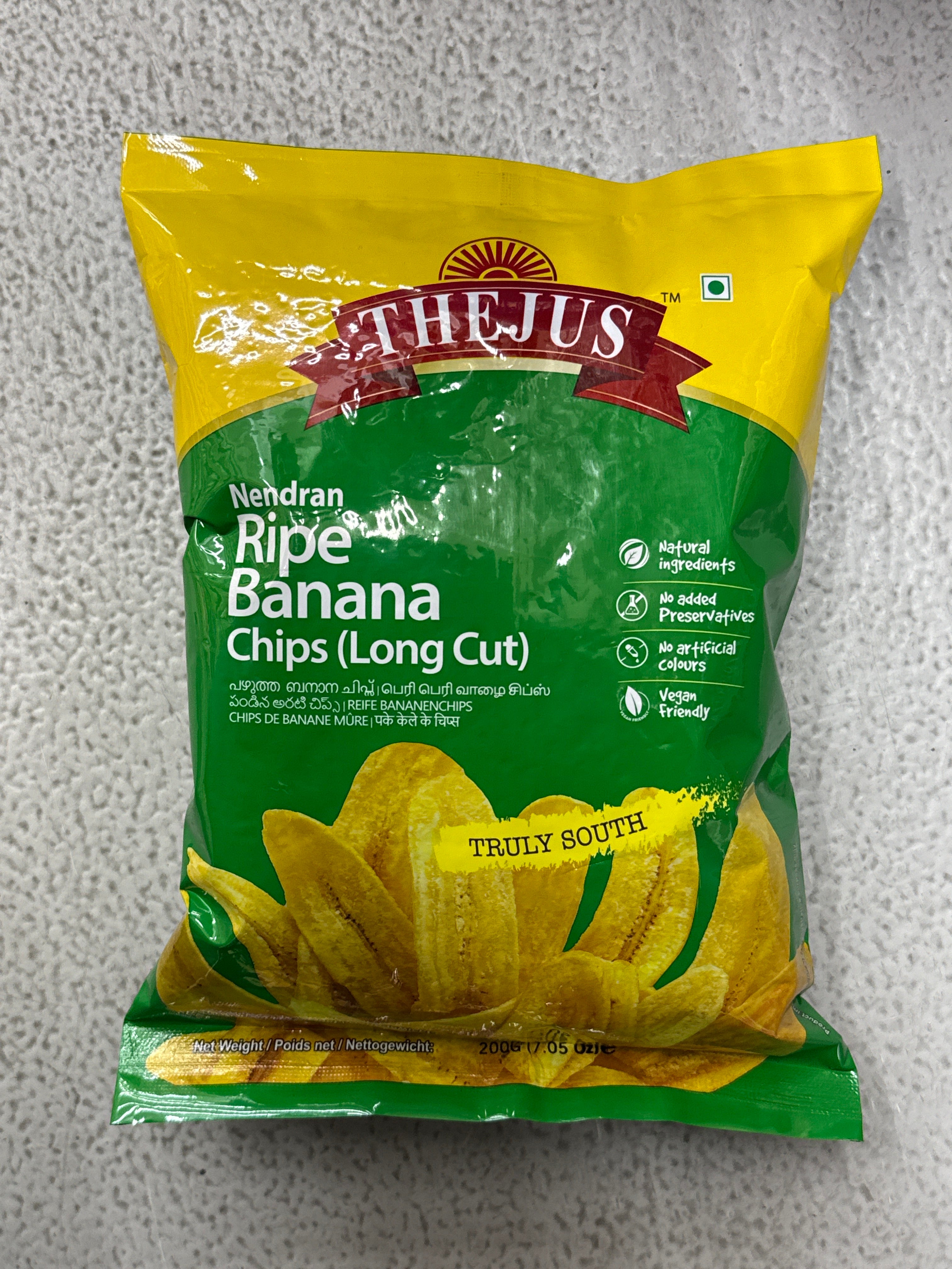 Thejus Nendran Ripe Banana Chips (long cut)