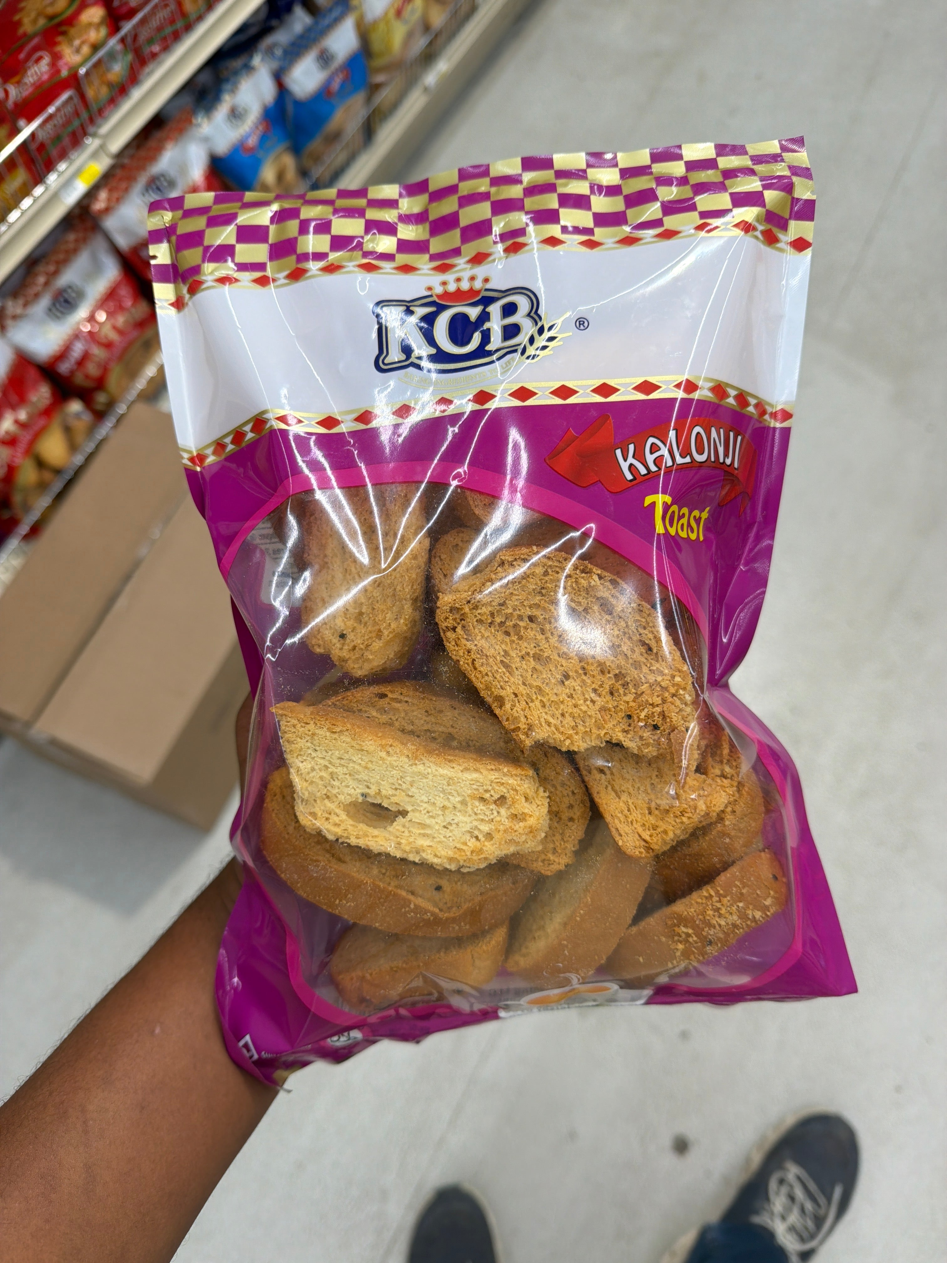 KCB kalonji Tea toast