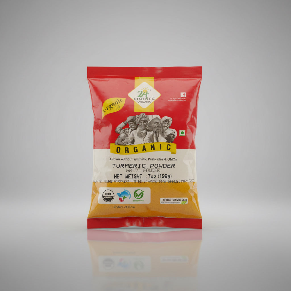 24 mantra organic turmeric powder