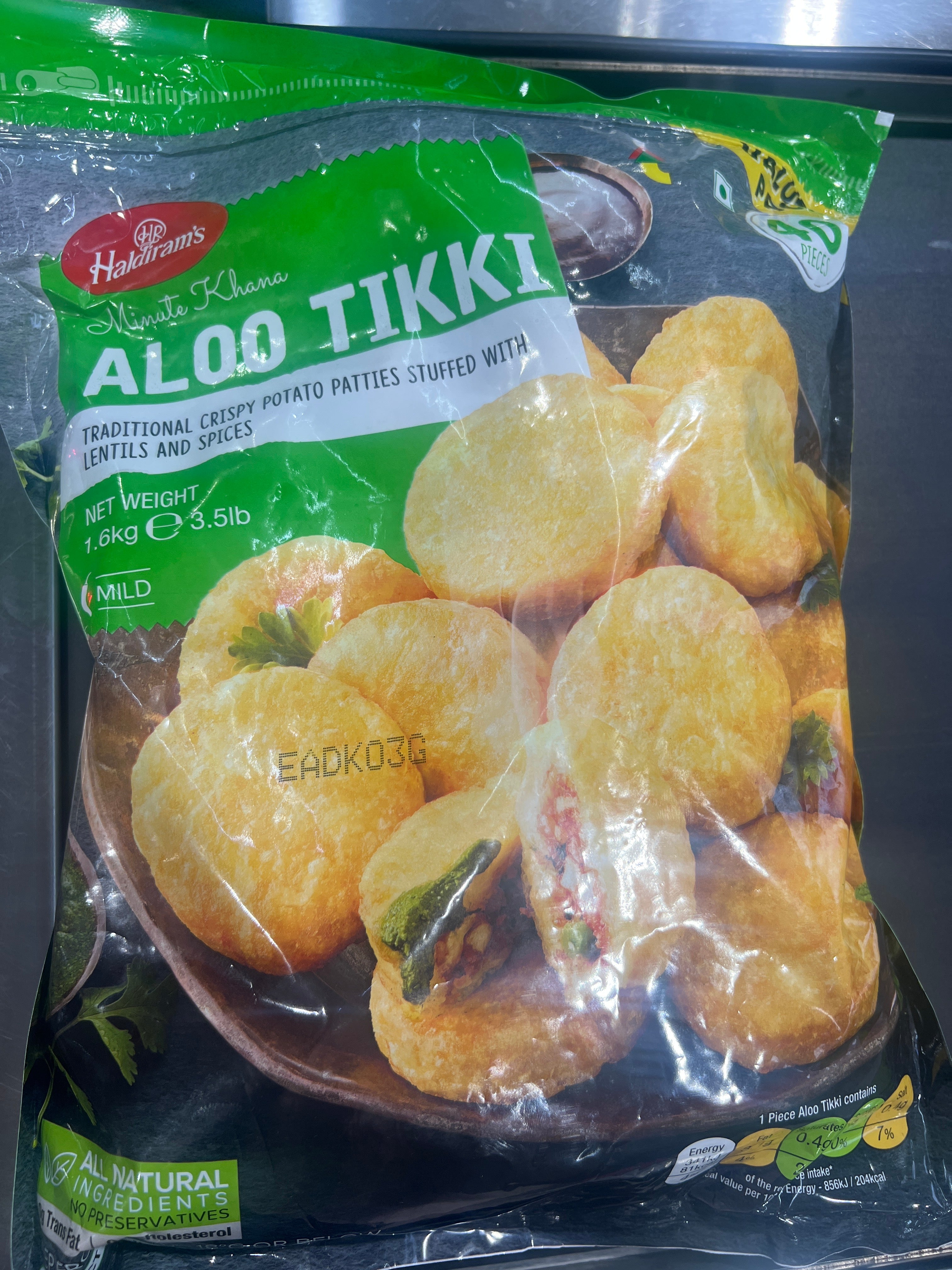 Haldiram‚ aloo tikki (40 pcs)
