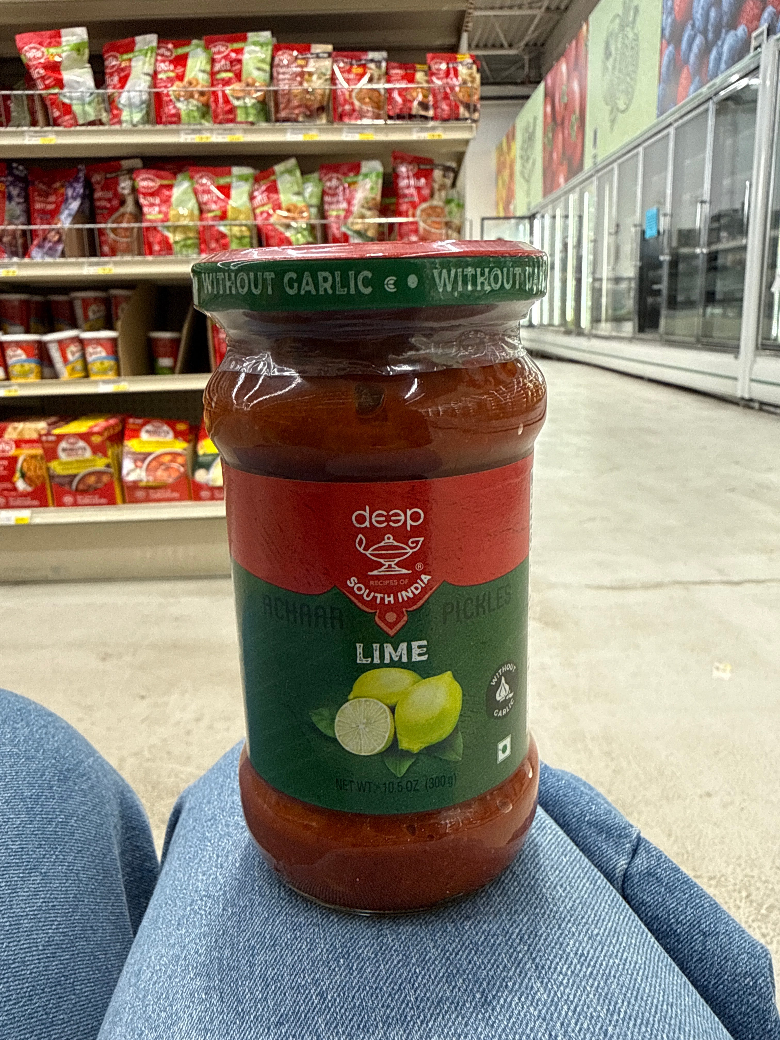 Deep  lime pickle