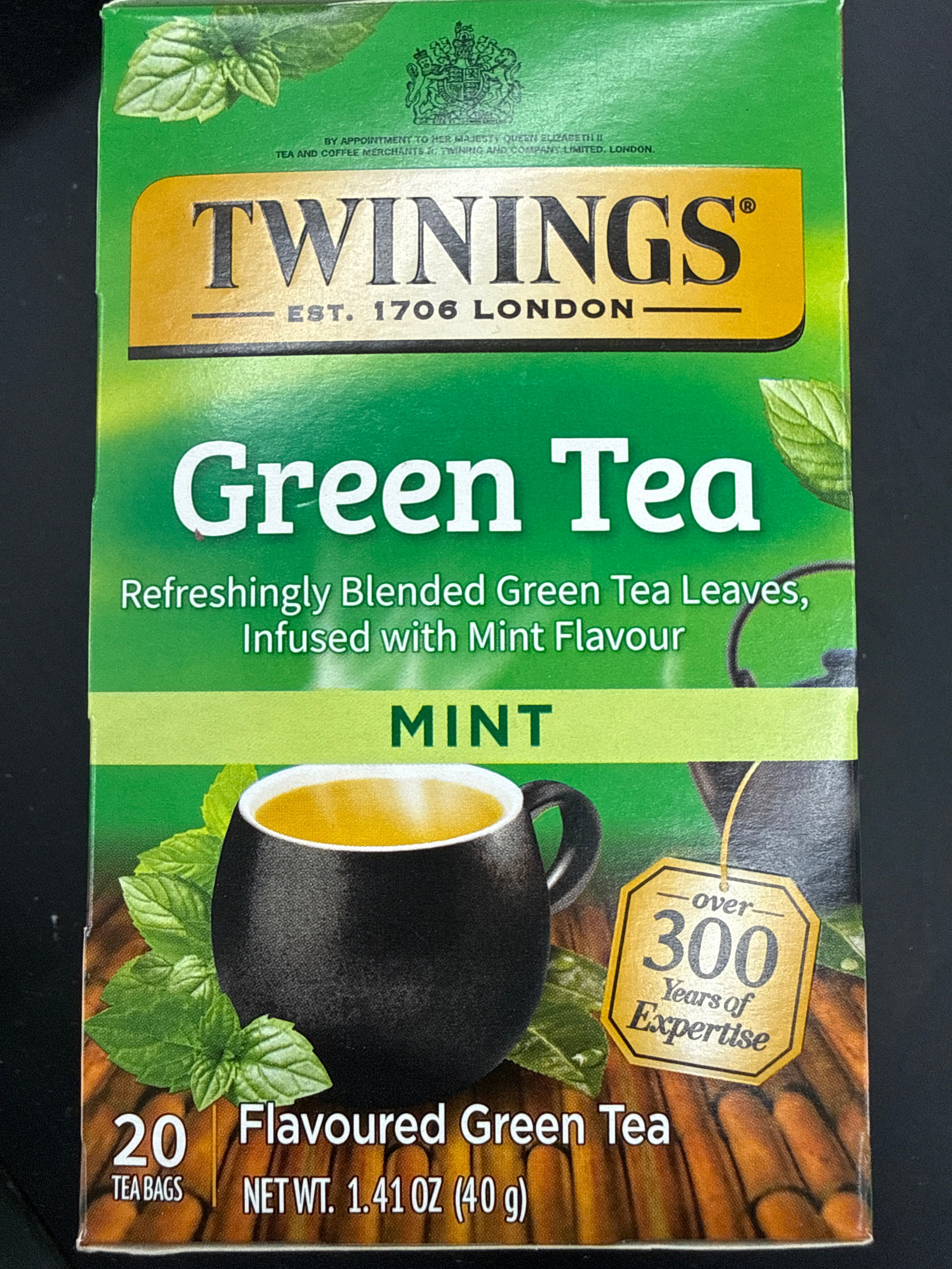 TWININGS GREEN TEA MINT