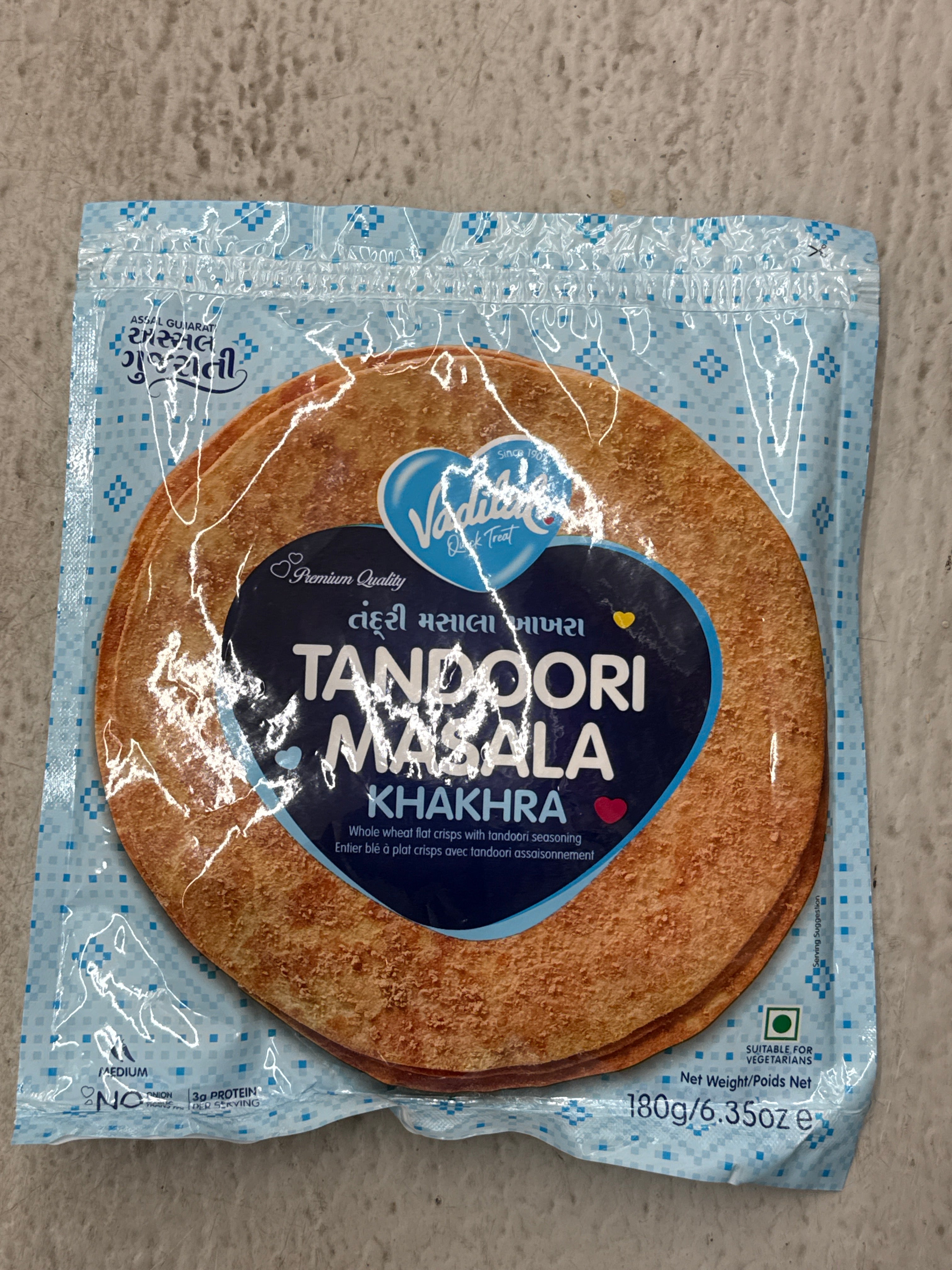 Vadilal Tandoori Masala khakhra