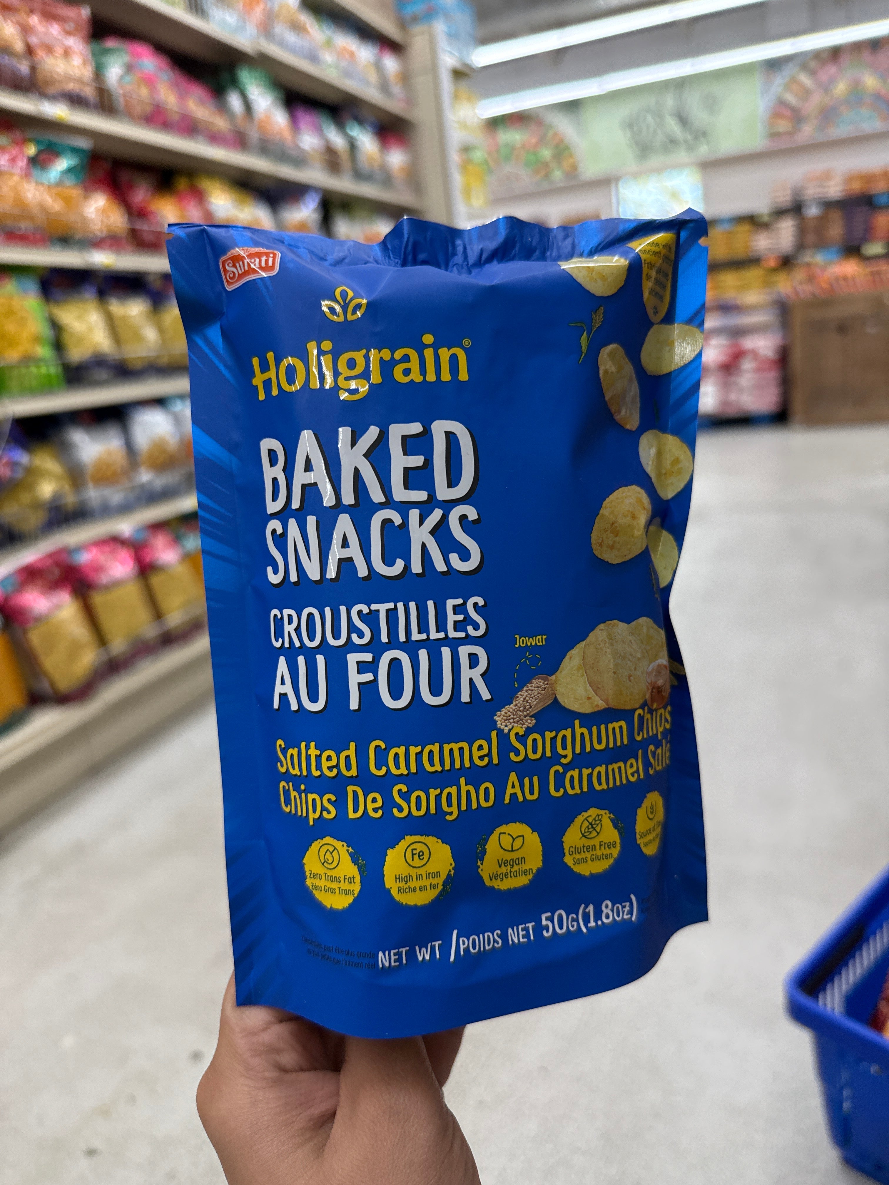 Surati Holigrain Baked Salted Caramel Sorghum Chips