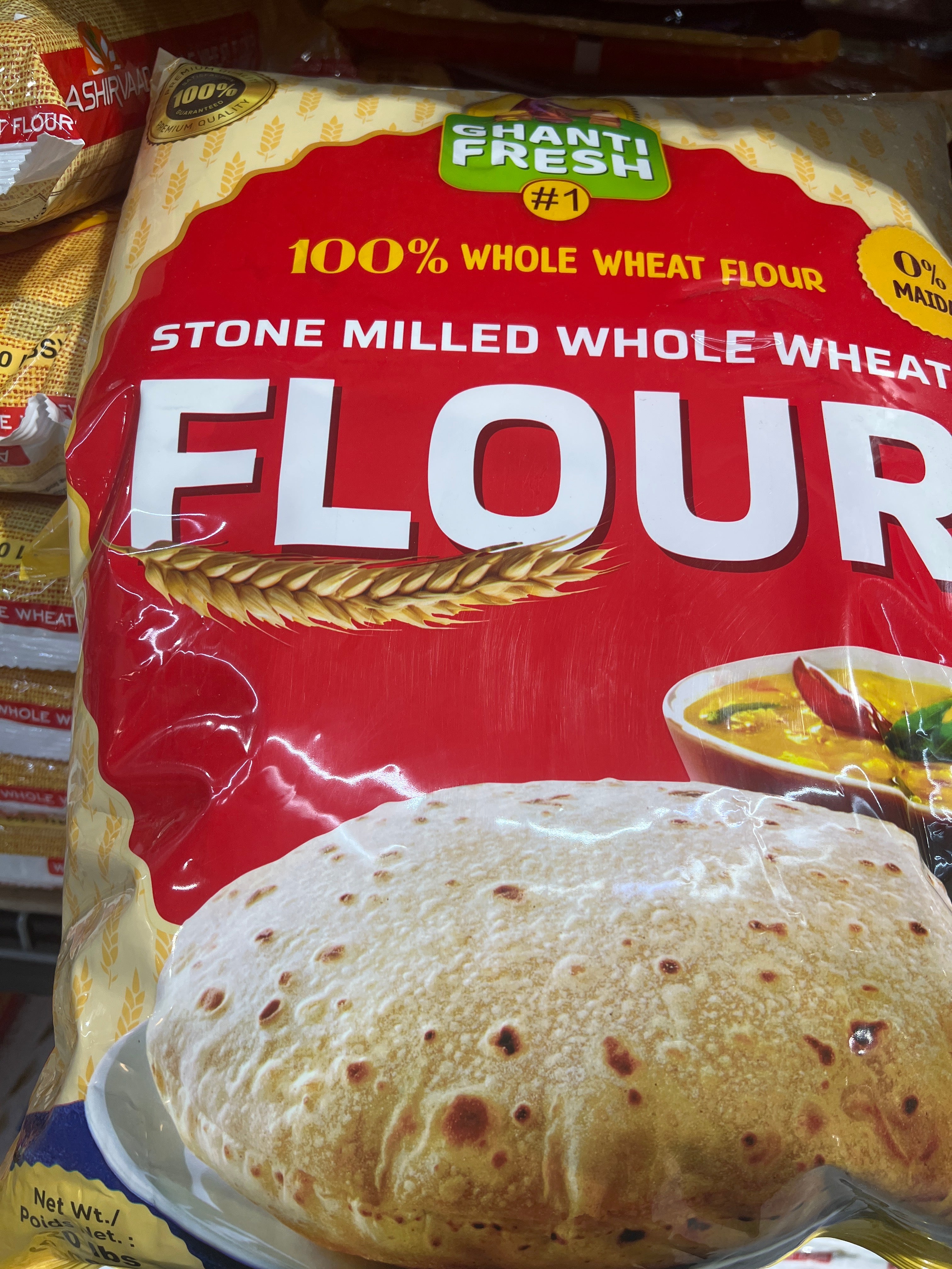 Ghanti Fresh Stone Milled Whote Wheat Flour