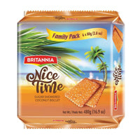 Britannia Nice Time Sugar Coated Coconut Biscuit