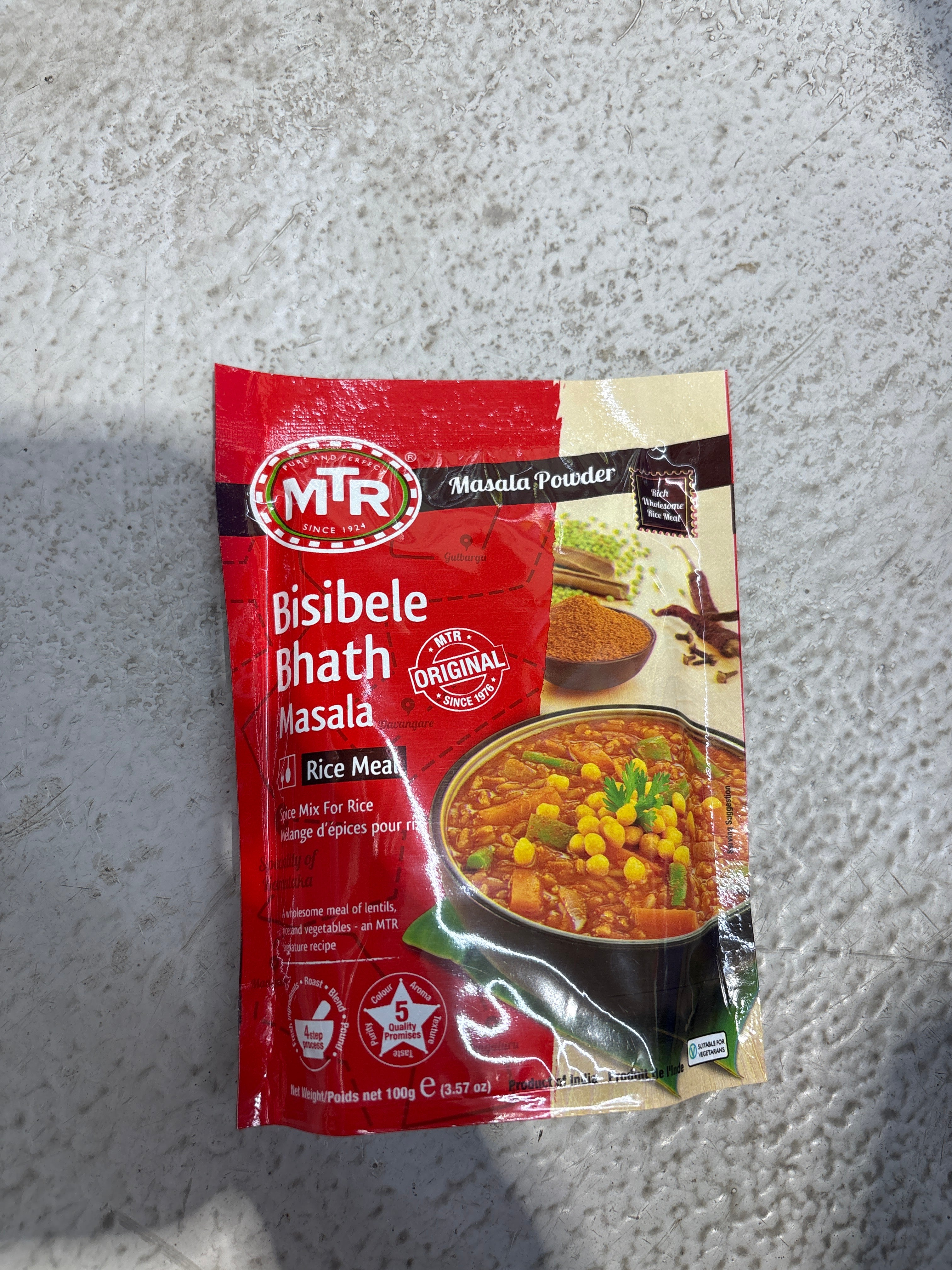 MTR bisibele Bhath Masala