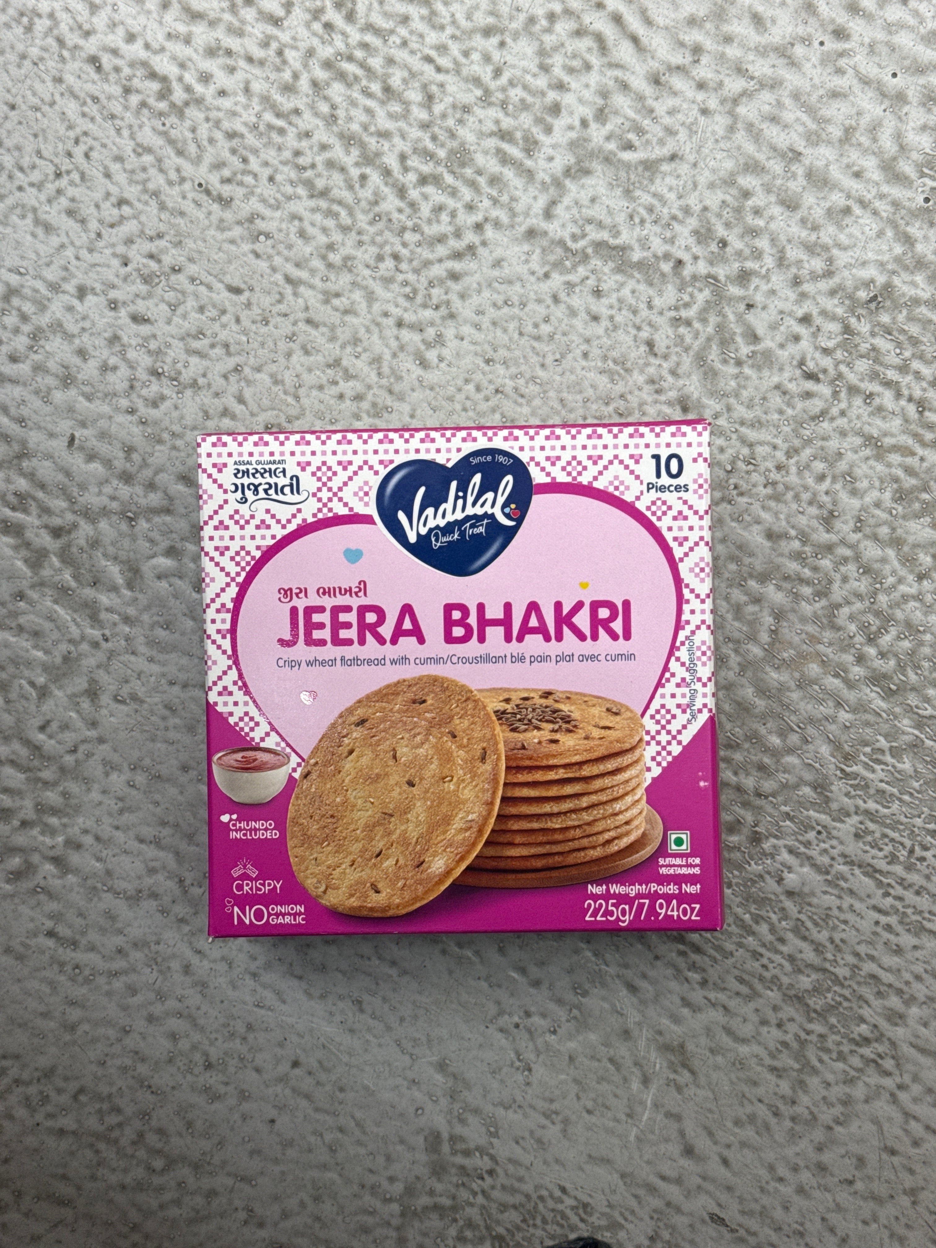 Vadilal Jeera Bhakri