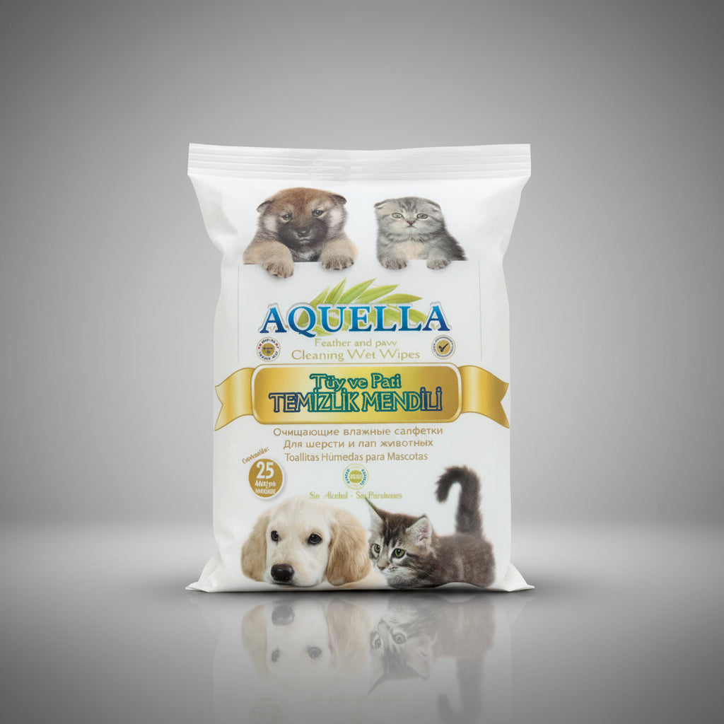 AQUELLA Pet Cleaing Wipes