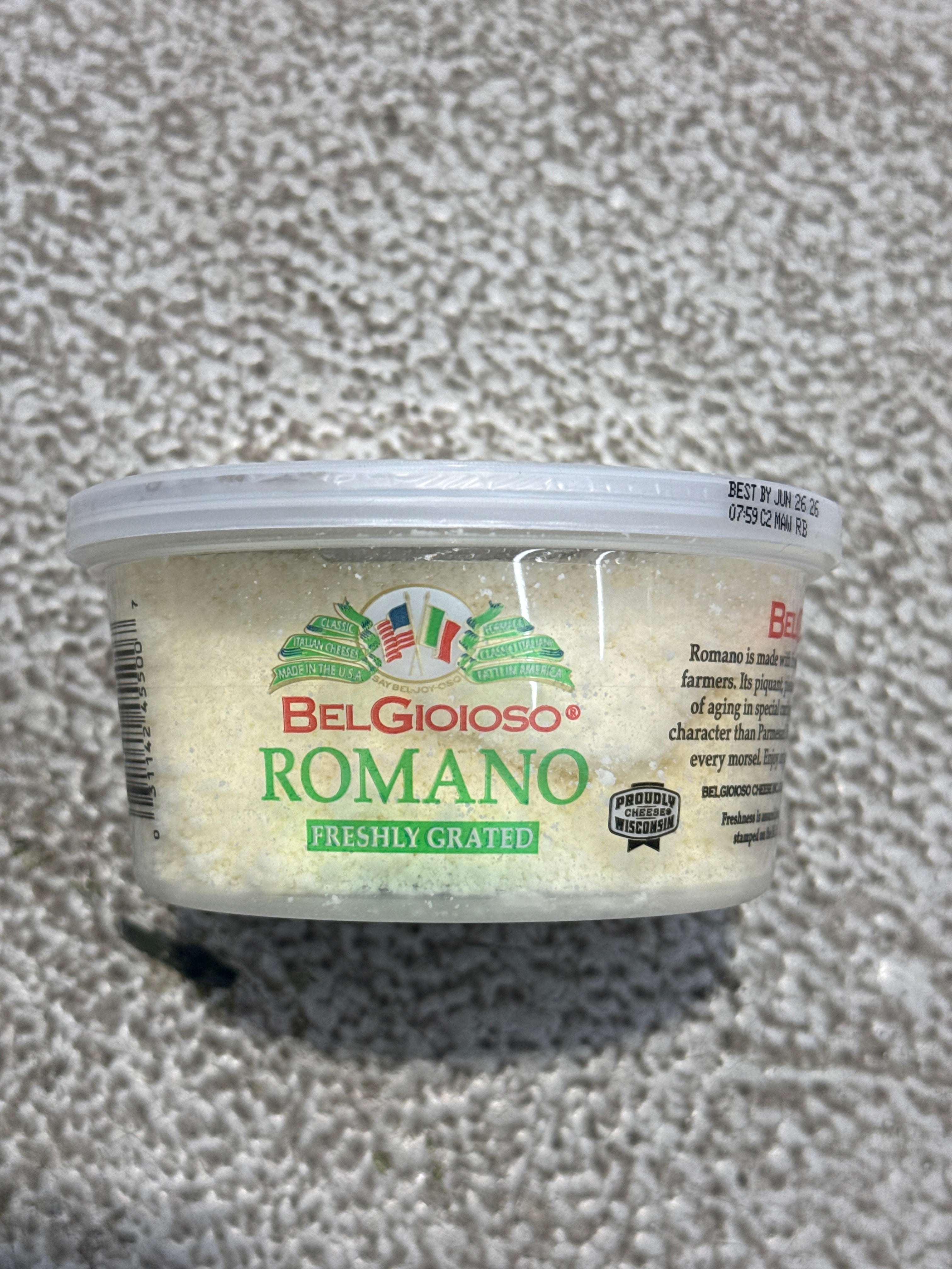 BELGIOIOSO GRATED ROMANO CUP