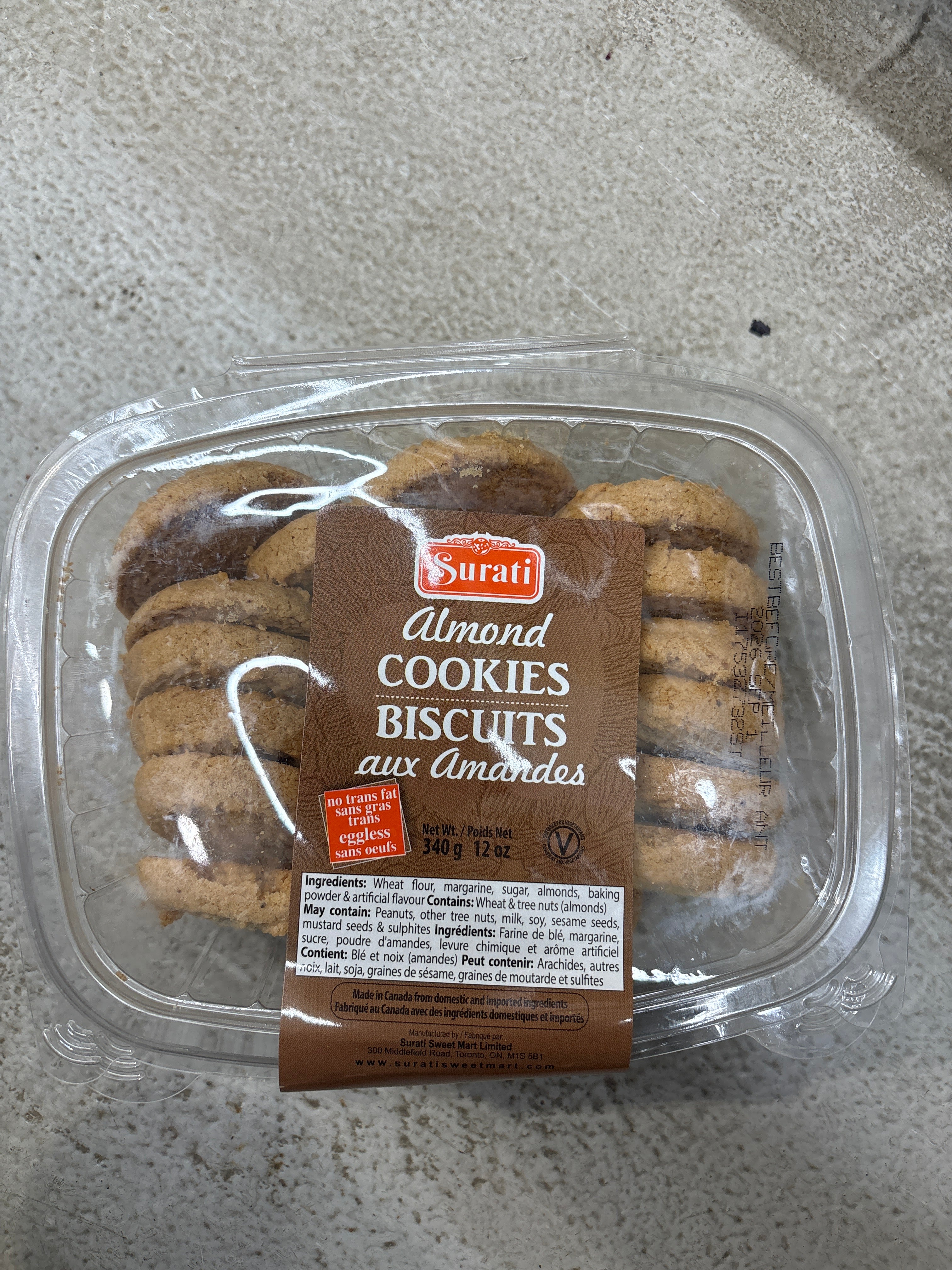 Surati almond cookies