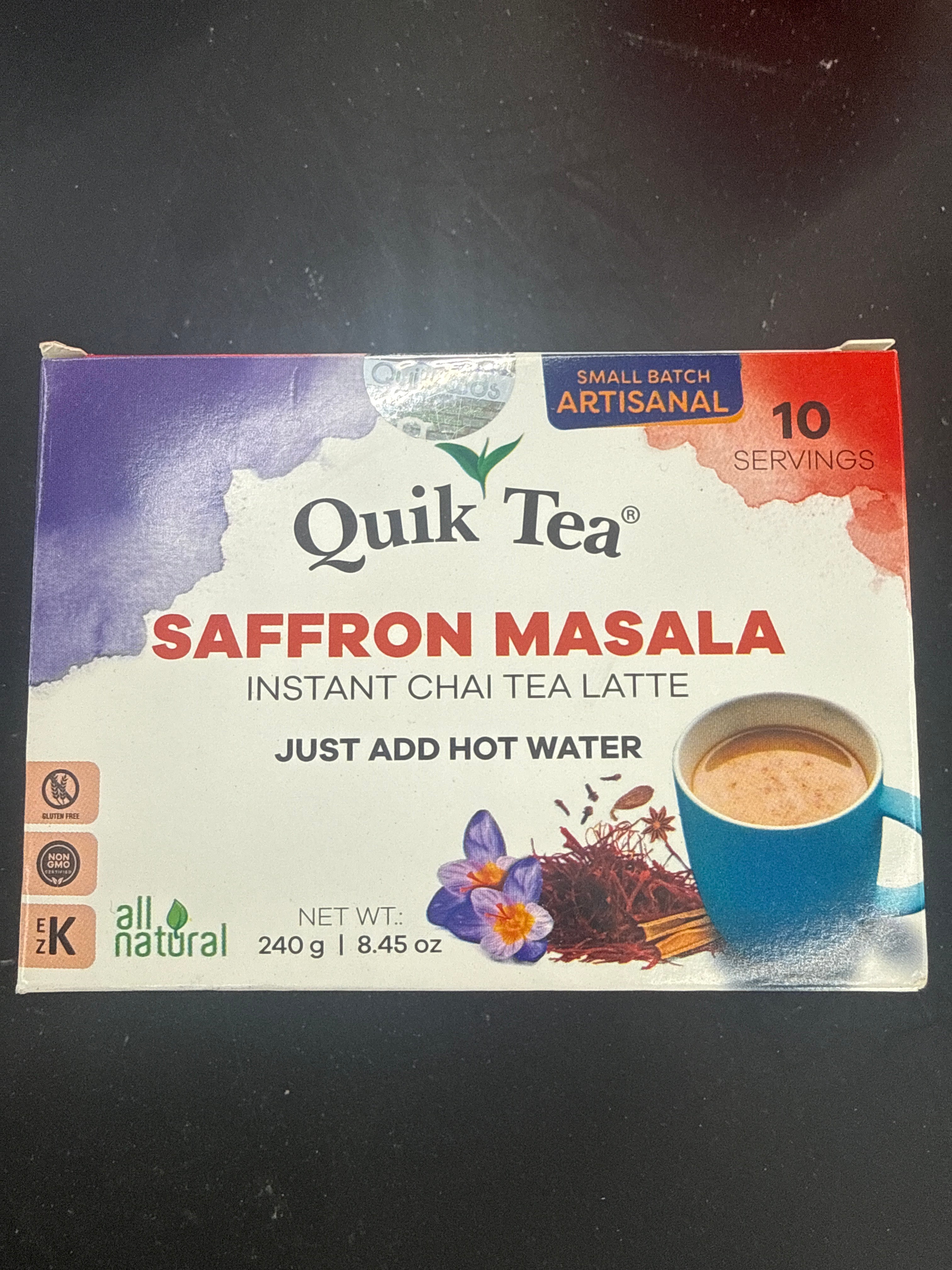 Quick Tea Saffron Masala