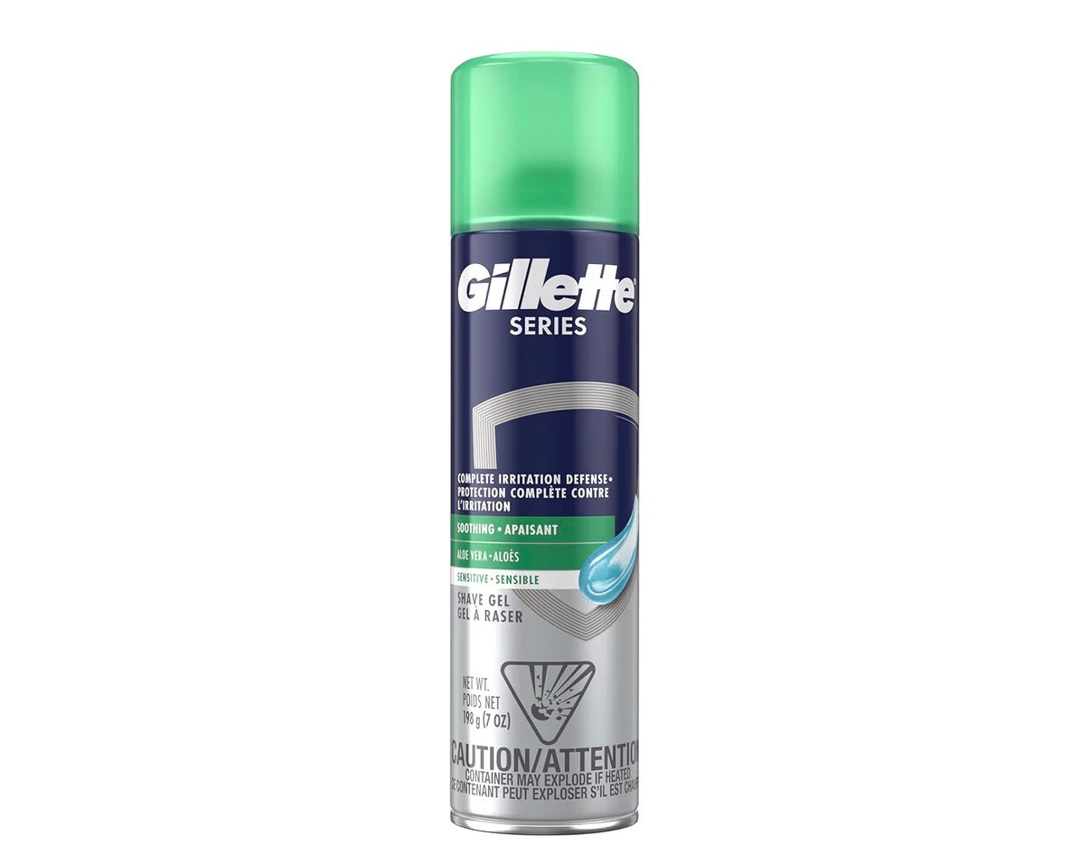 GILLETTE SHAVE GEL WITH ALOE VERA