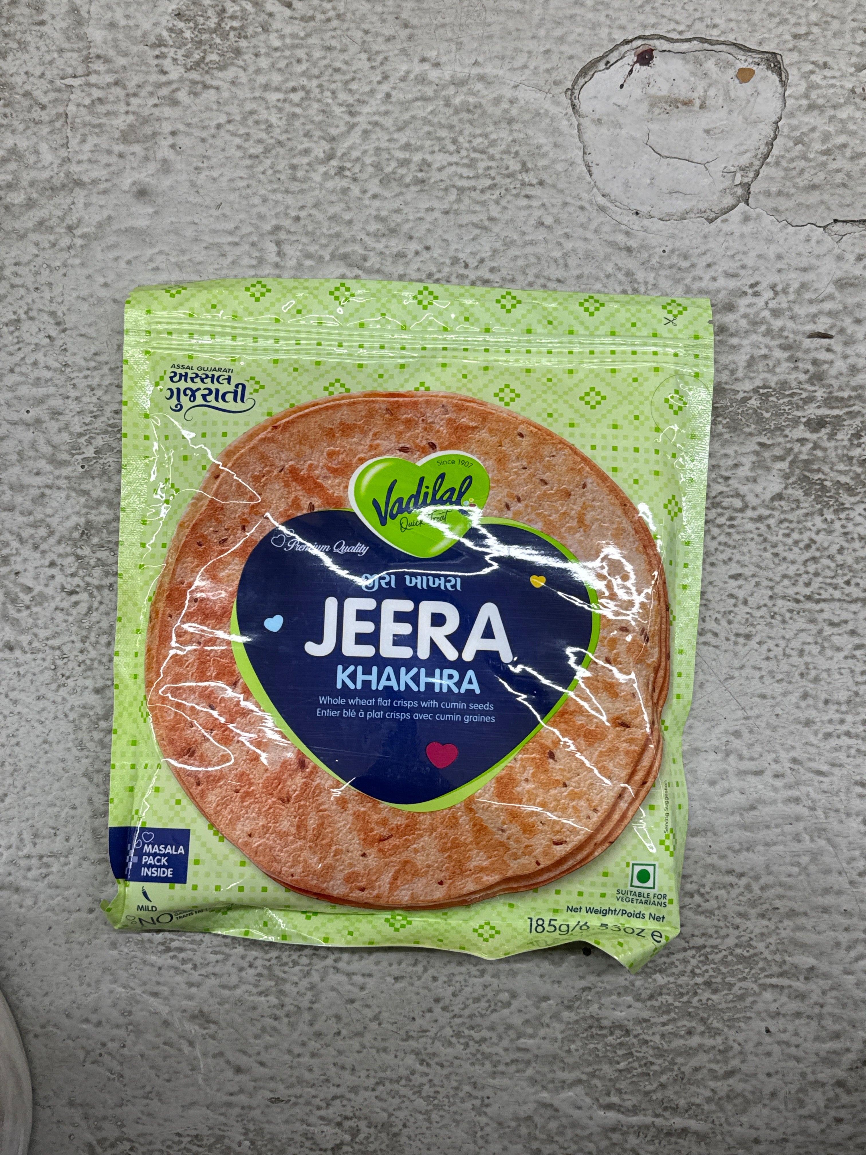 Vadilal jeera khakhra