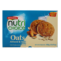 Britannia nutri choice almond & milk cookies