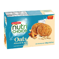 Britannia Nutri Choice Oats Almond & Milk Cookies