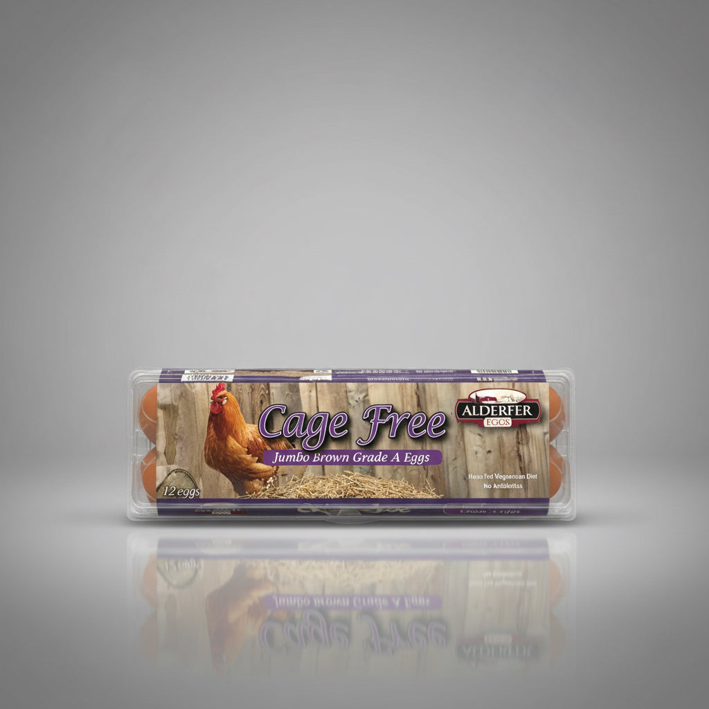 Alderfer cage free Eggs (Jumbo)