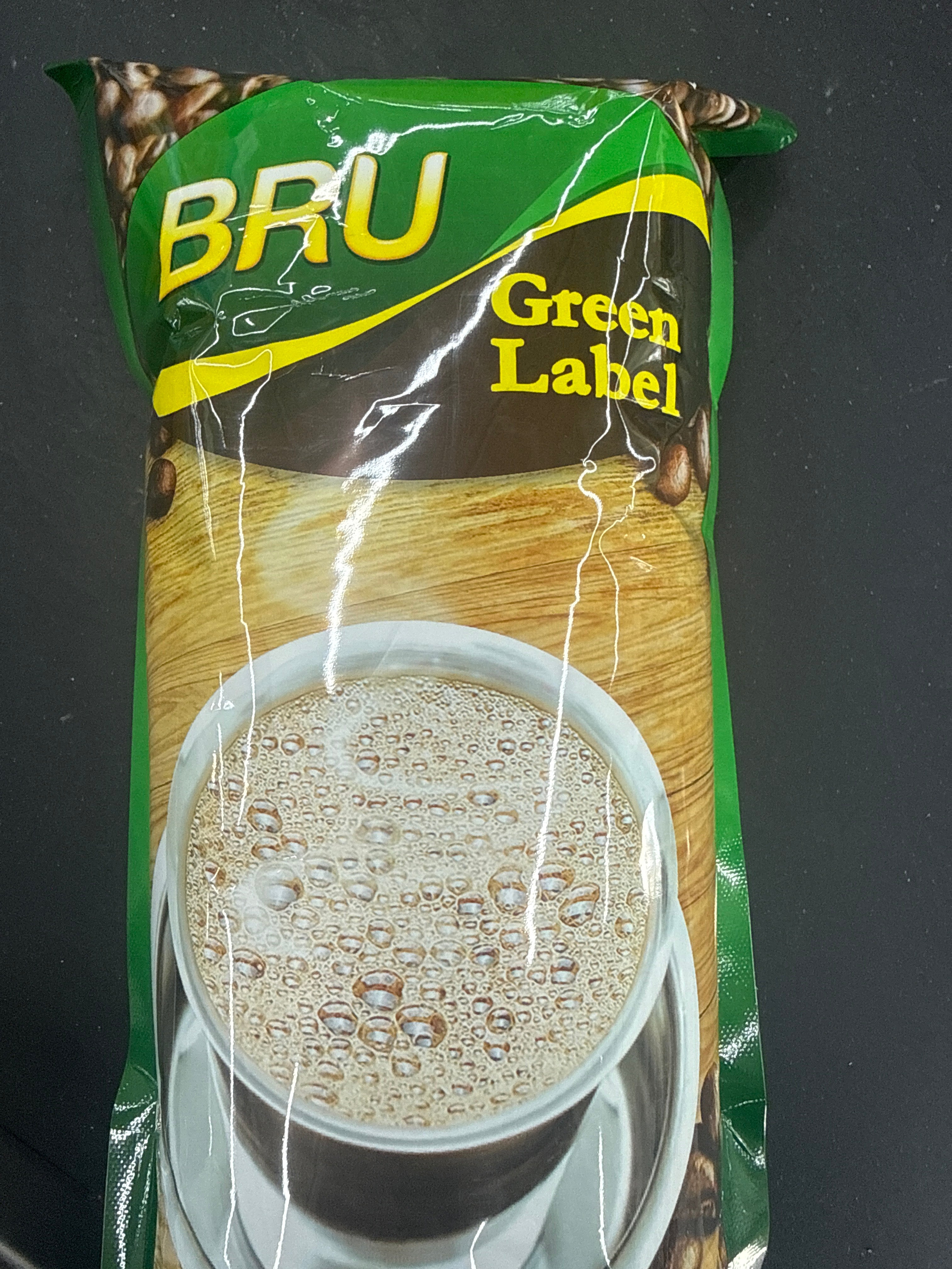 Bru green label