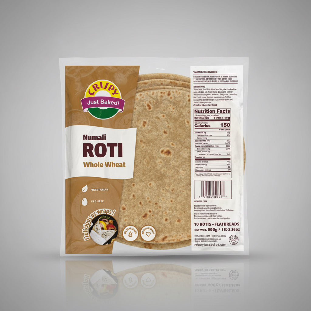 Crispy Rumali Roti Whole Wheat