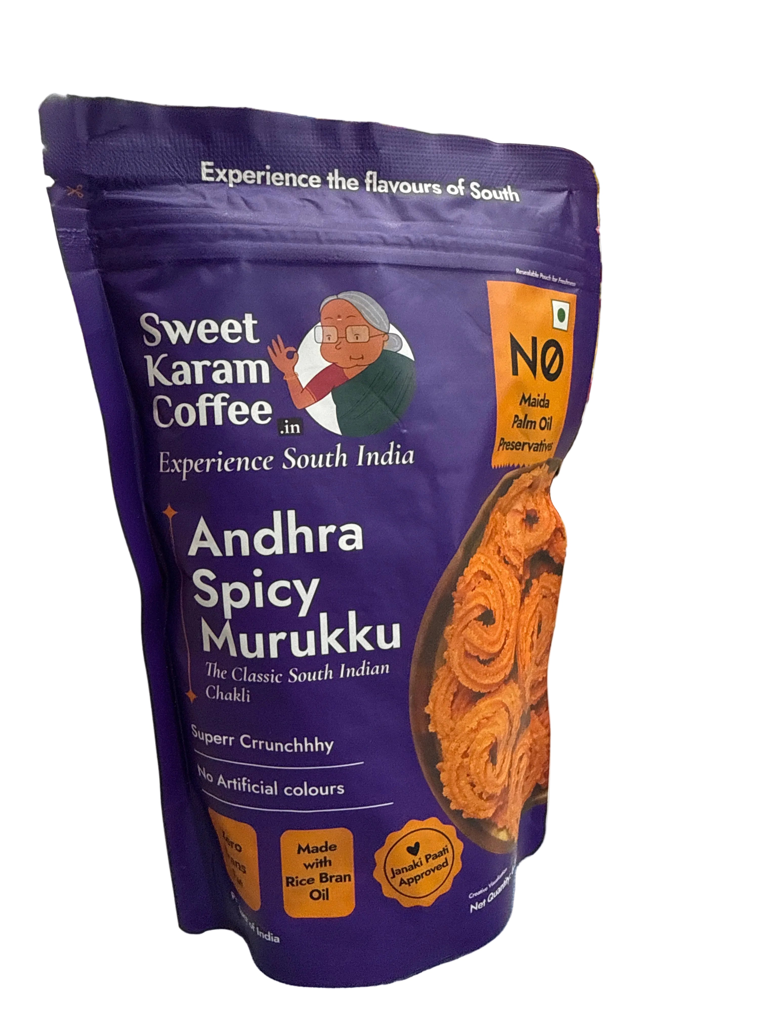 Sweet karam coffee Andhara Spicy Murukku
