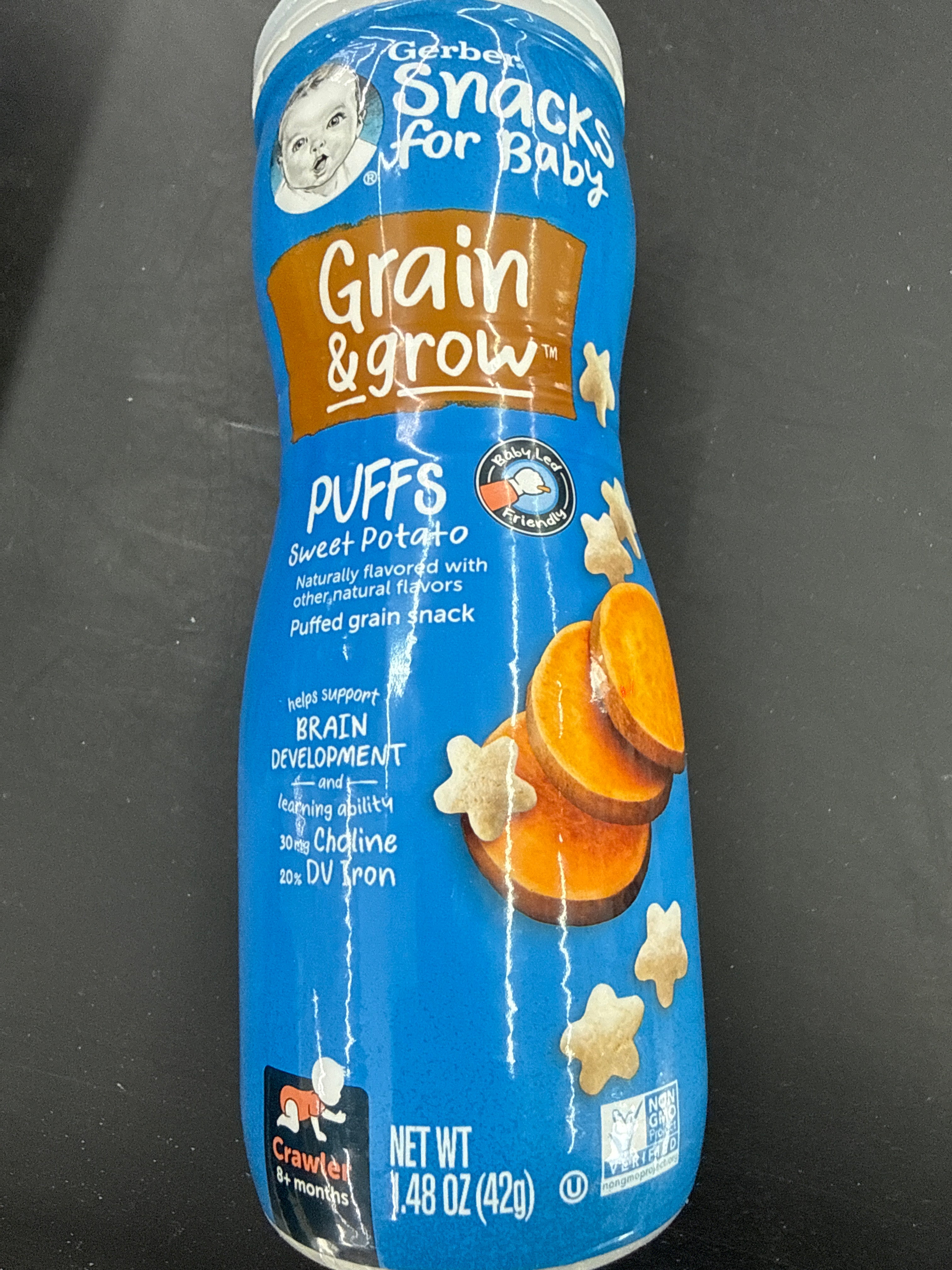Grain&grow Puffs sweet potato