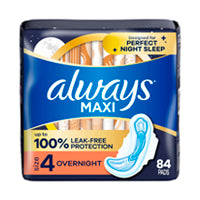Always maxi pds wings night