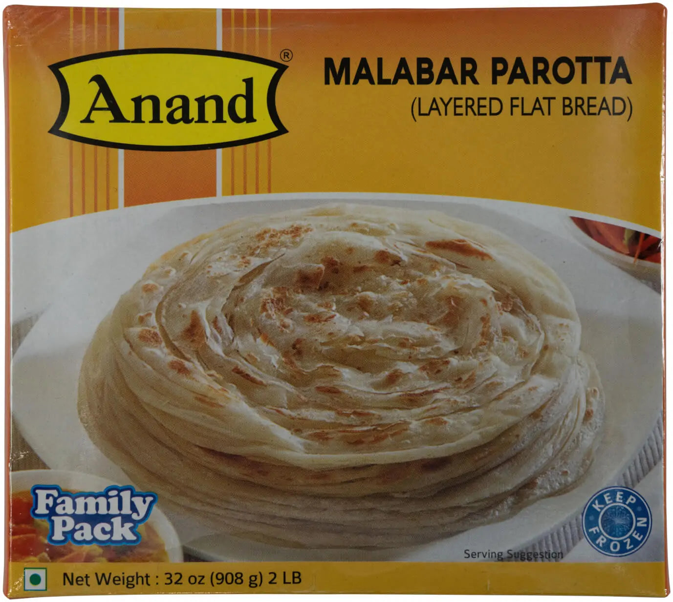 Anand Frozen Malabar Parotta Family Pack