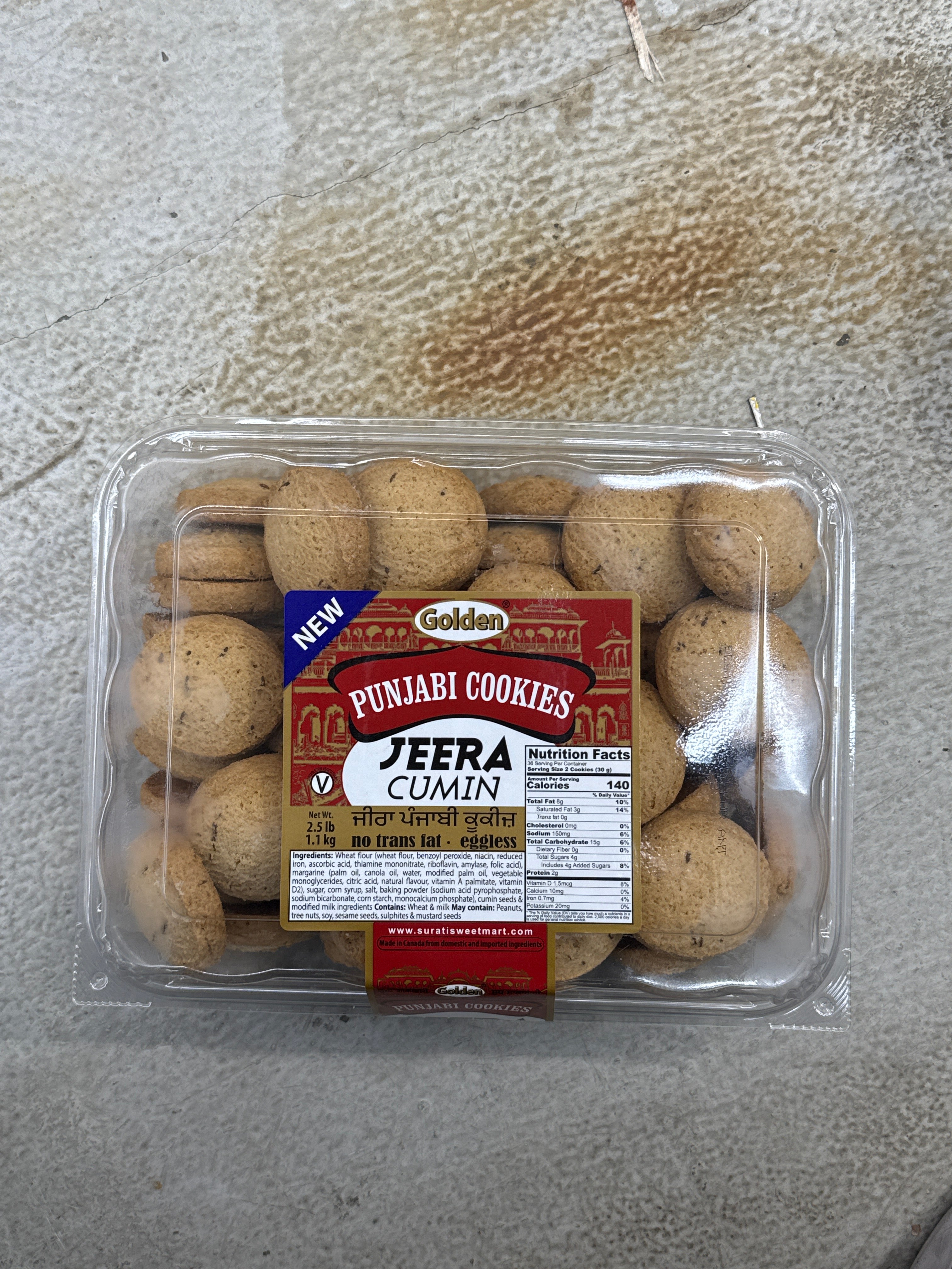 Golden Jeera Cookies (Cumin)