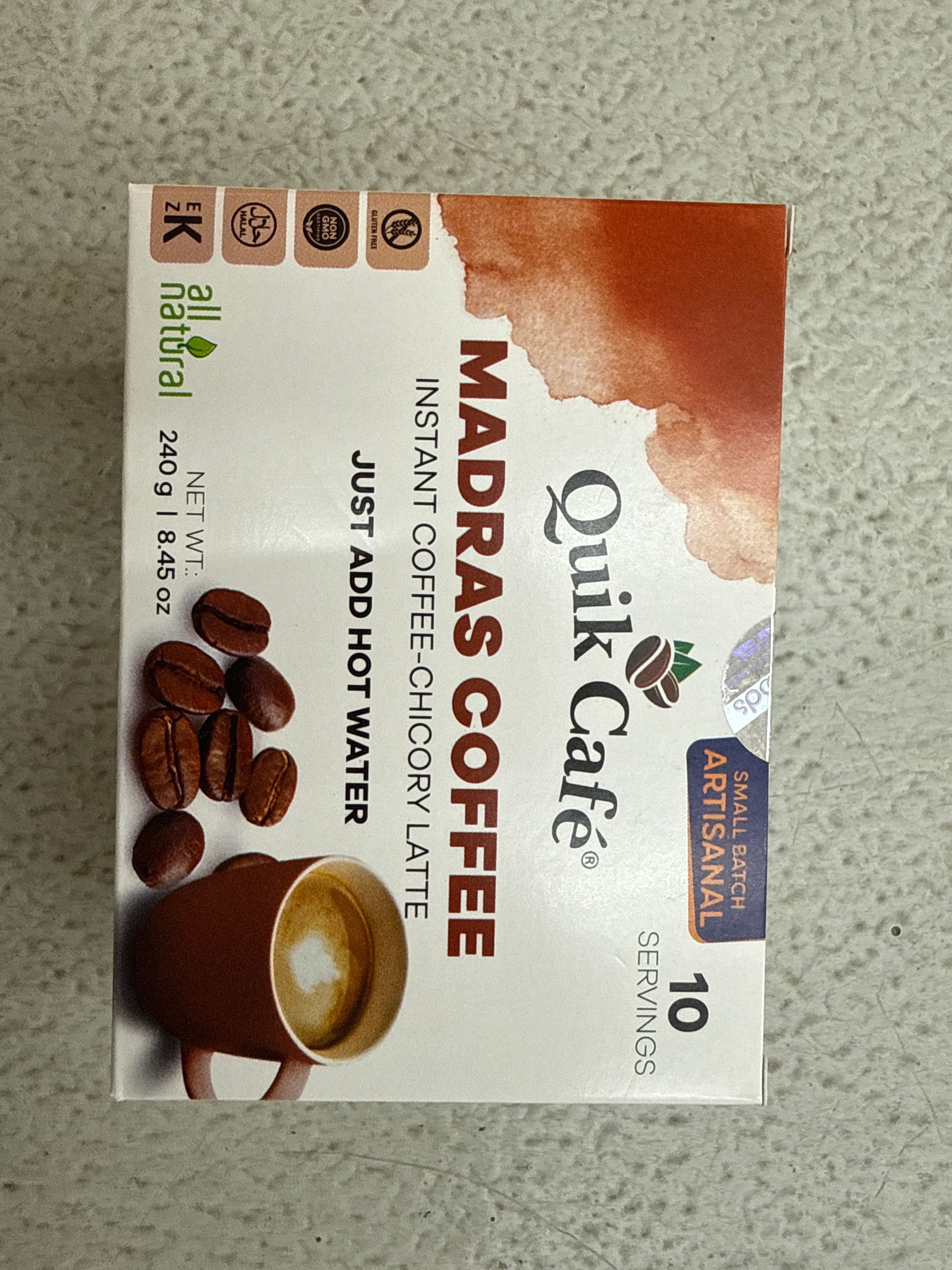 Quick Cafe Madras coffee