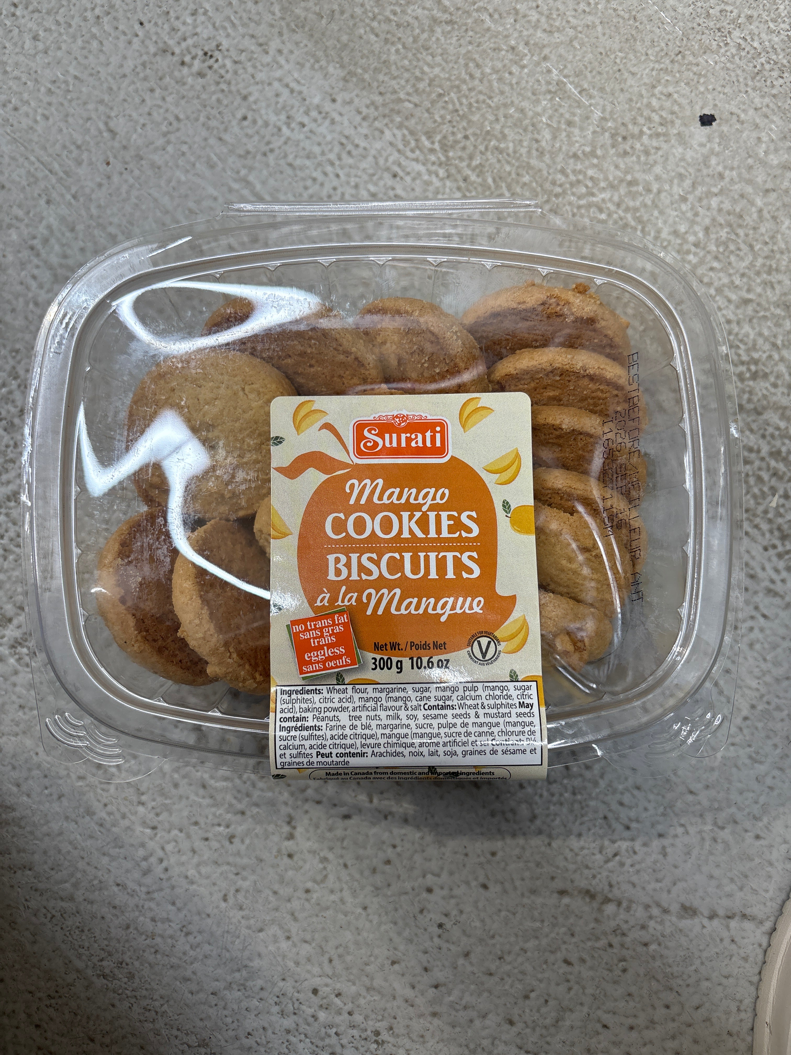 Surati mango biscuits