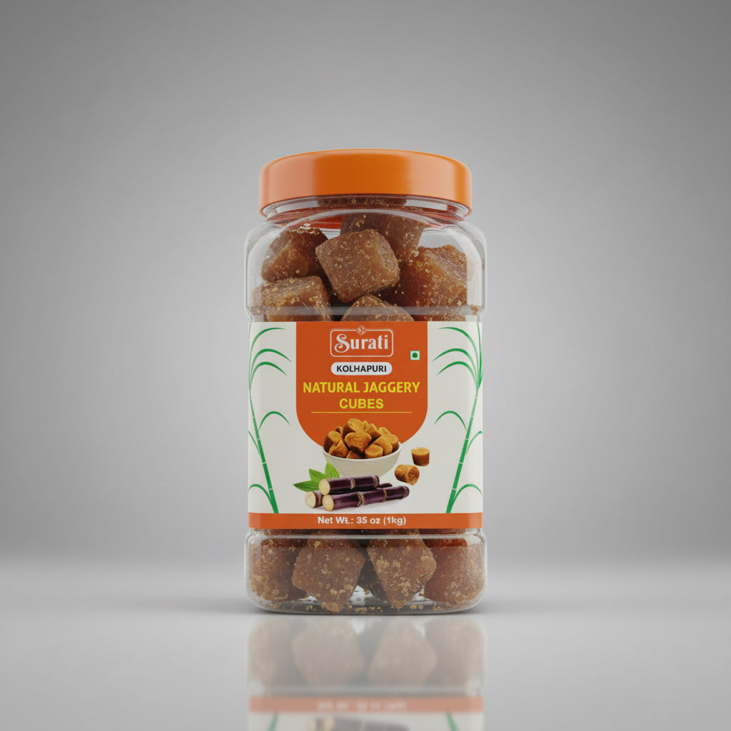 Surati kolhapuri natural jaggery cubes