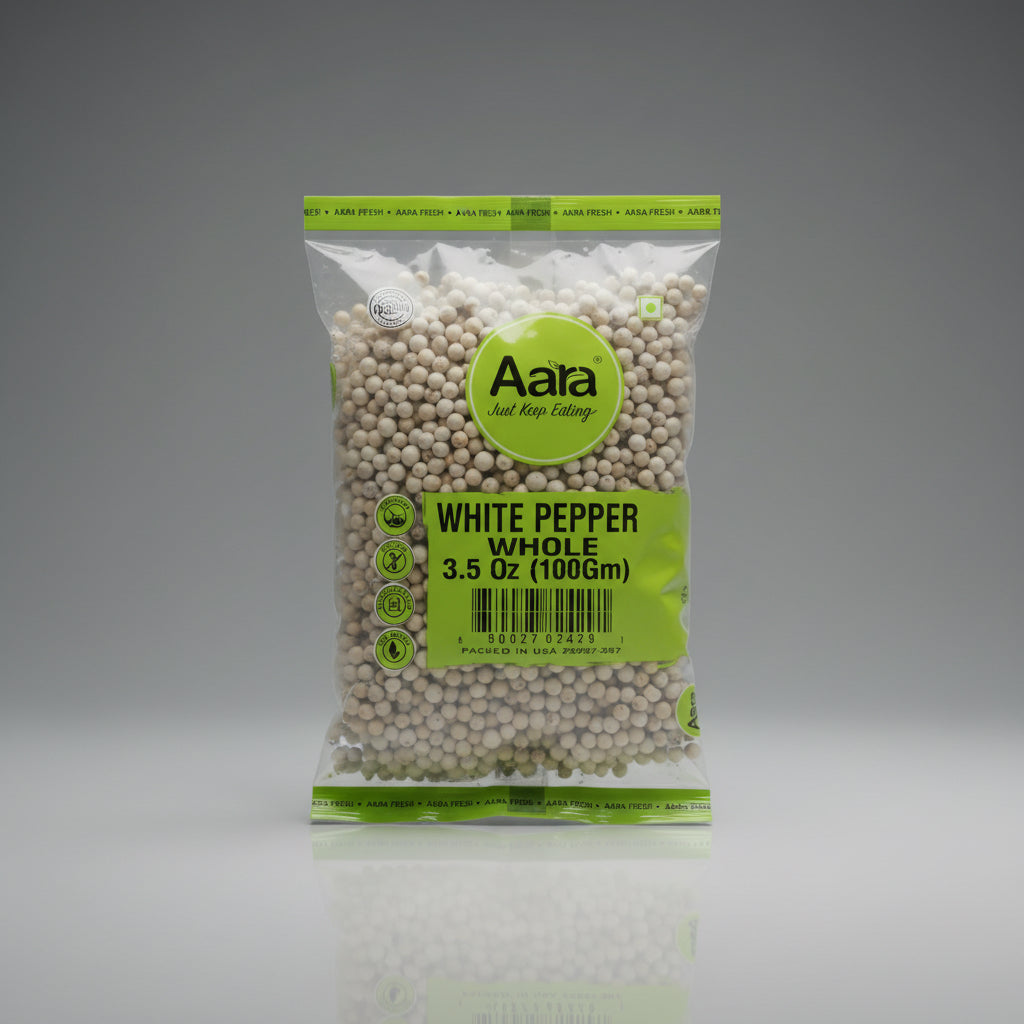 Aara white pepper whole