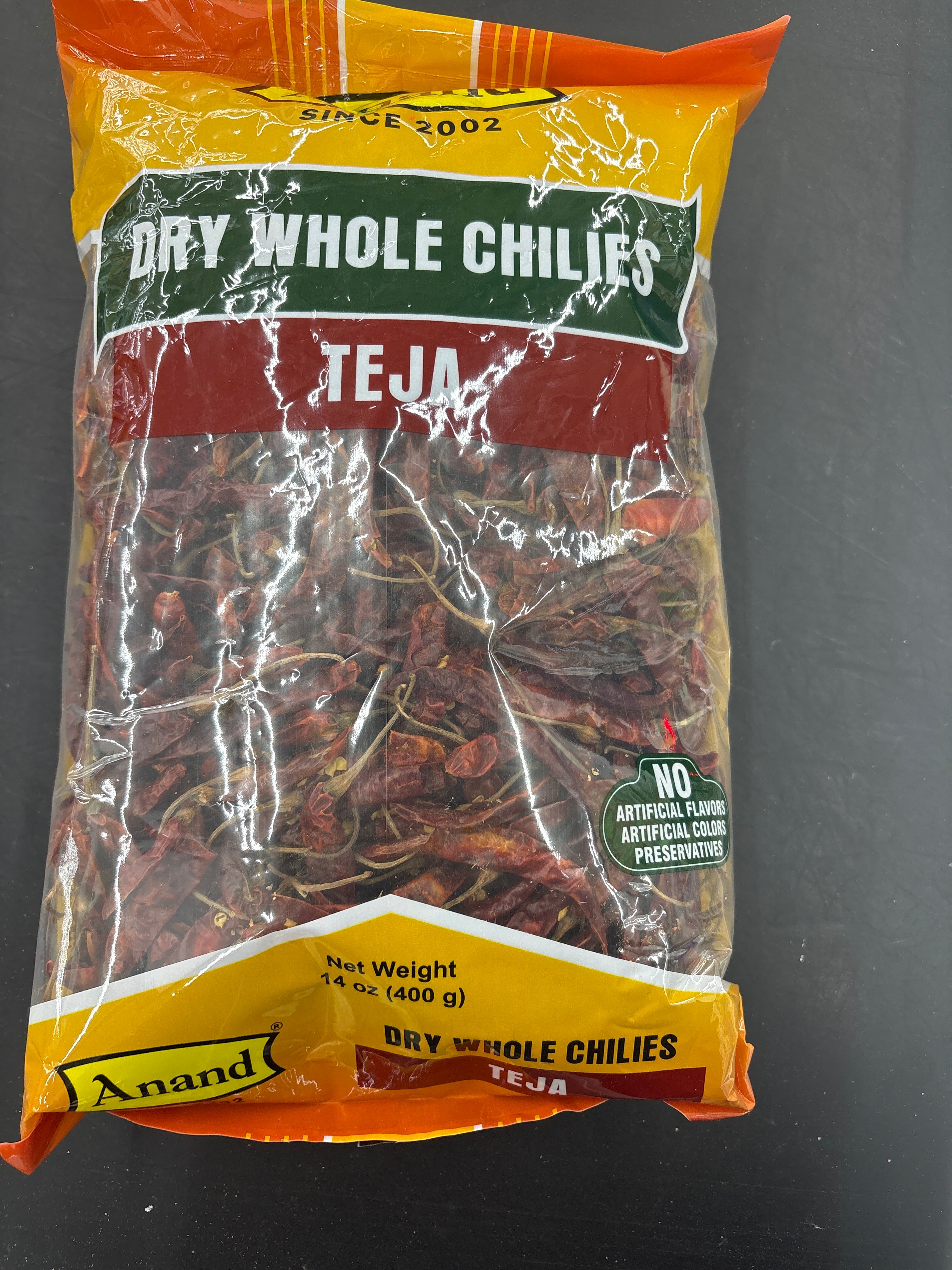 Anand dry whole chillies Teja