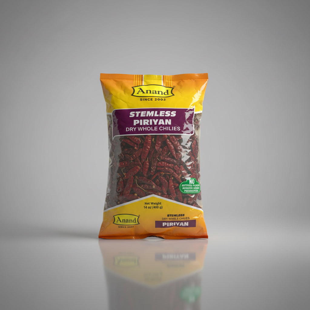 Anand stemless pirian Dry whole chillies