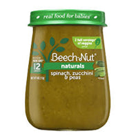 Beech-Nut naturals spinach, zuchhini & Peas