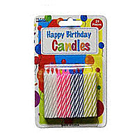 Betty Crocker Spiral Candles 24 pcs
