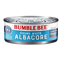 Bumble bee chunk white tuna albacore