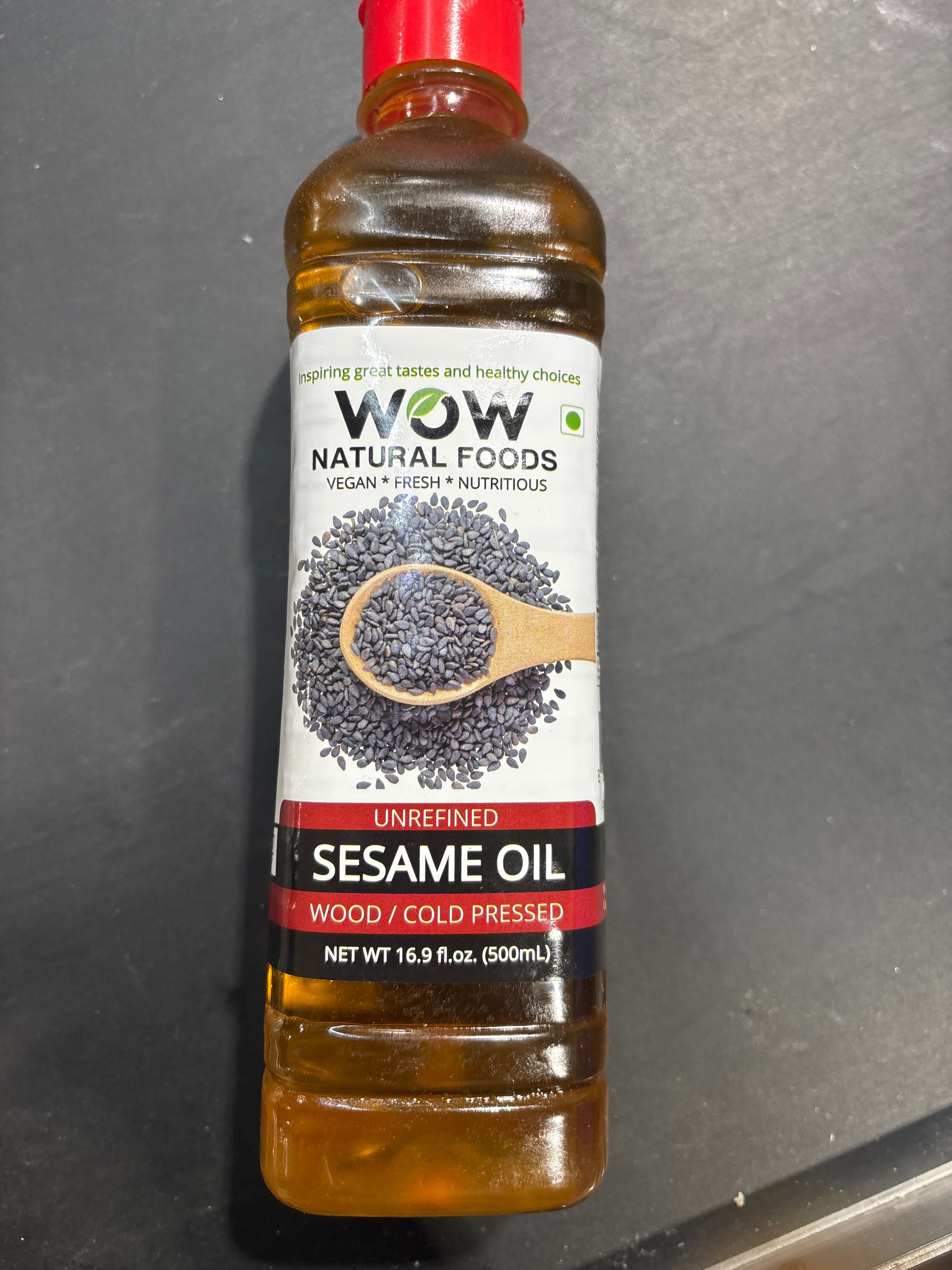 Wow unrefined Sesame Oil