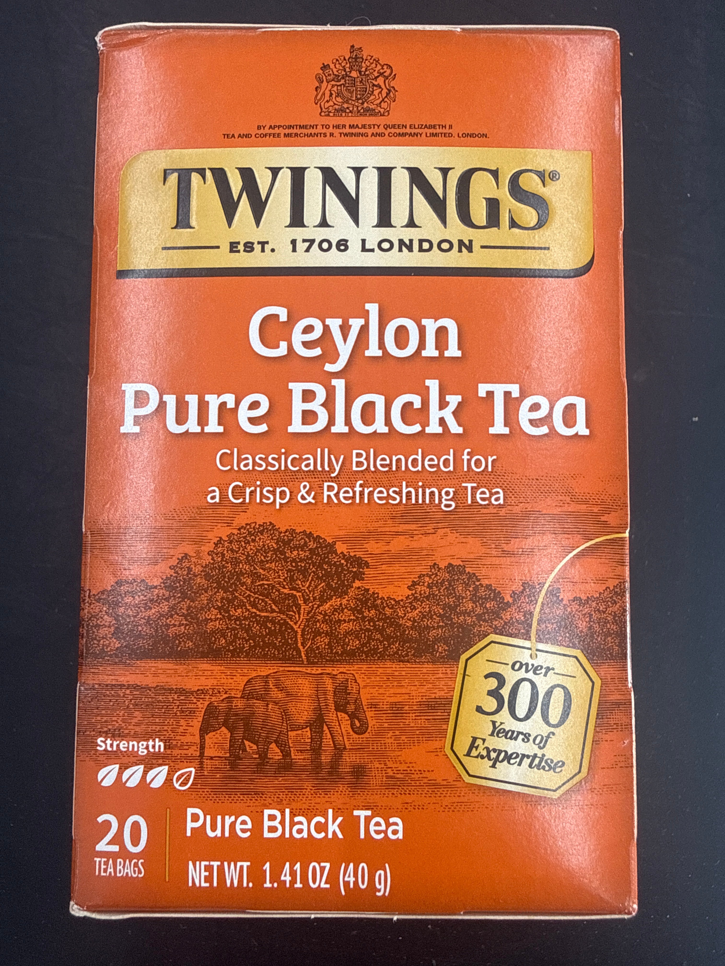 Timings Ceylon pure black tea