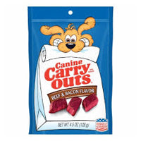 Canine Carry Outs Beef and Bacon Flavor
